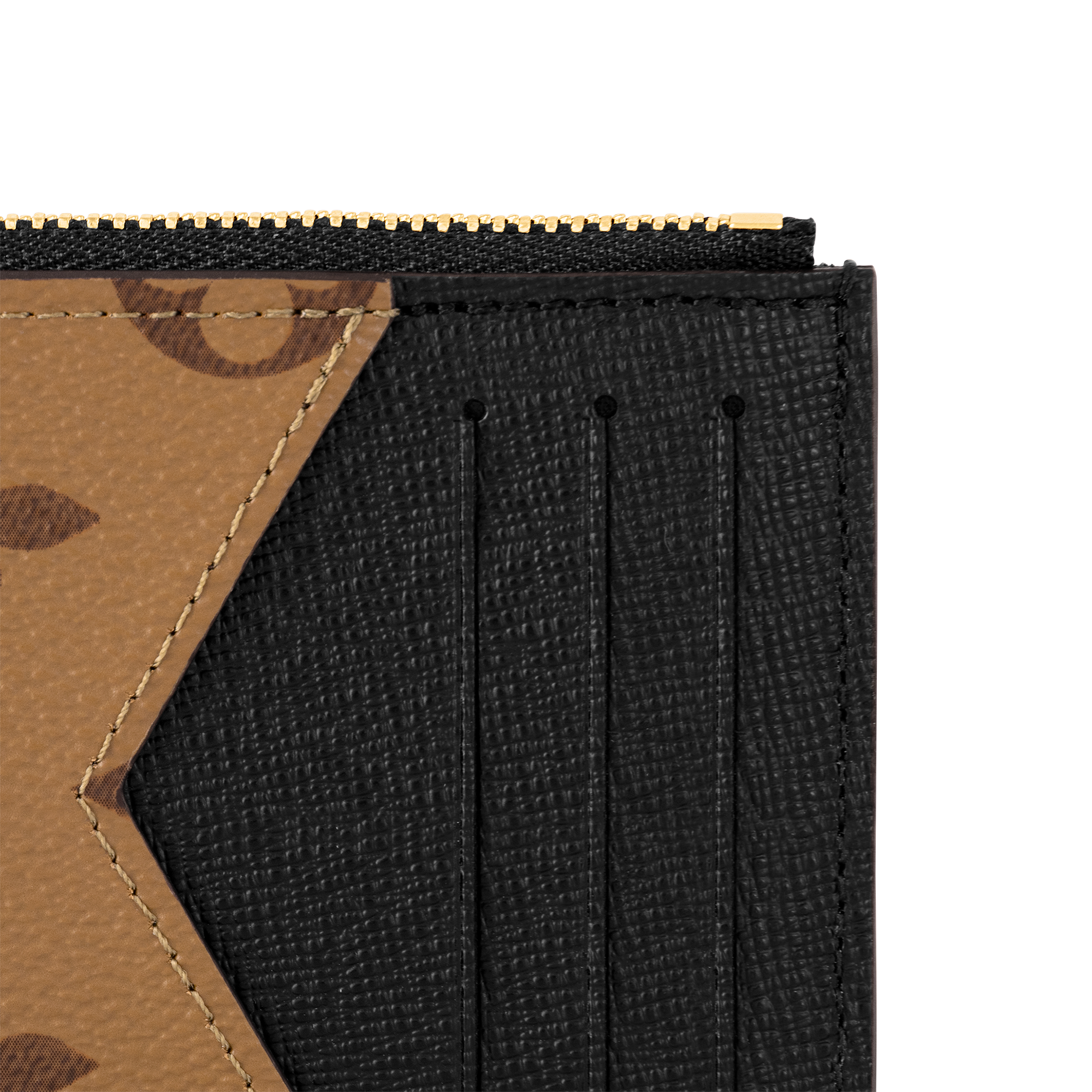 Tarjetero Romy Lona Monogram Reverse Canvas Mujer Carteras y pequeña marroquinería Tarjeteros y llaveros | LOUIS VUITTON (Zoom de producto)