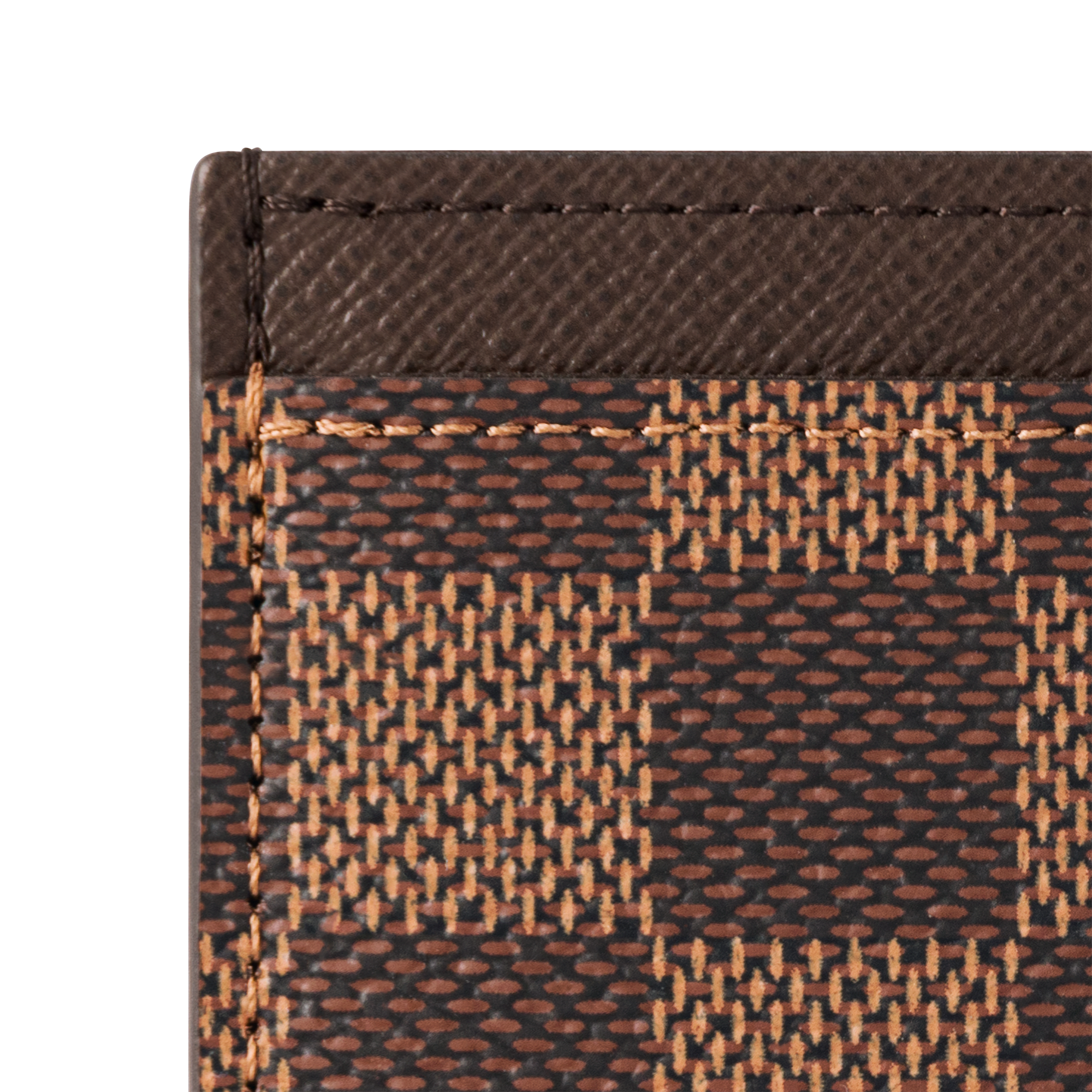 Tarjetero simple Lona Damier Ebène Mujer Carteras y pequeña marroquinería Todas las carteras y pequeña marroquinería | LOUIS VUITTON (Zoom de producto)