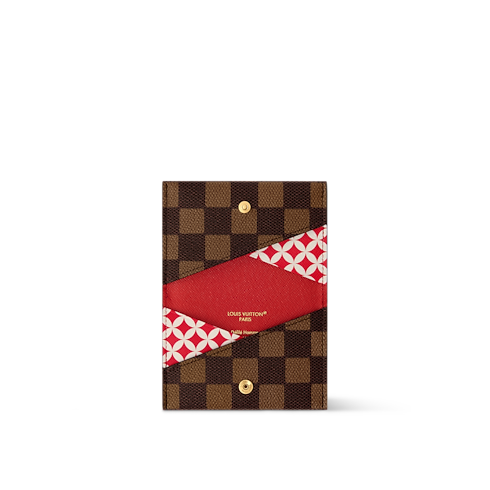 Tarjetero Slim Lona Damier Ebène Bolsos y pequeña marroquinería Pequeña marroquinería de hombre Tarjeteros | LOUIS VUITTON (Zoom de producto)