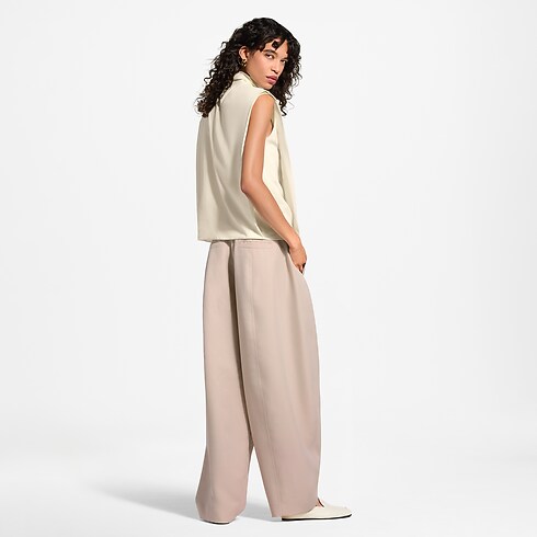 Top con drapeado delantero Mujer Prêt-à-Porter Tops y camisas | LOUIS VUITTON (Zoom de producto)