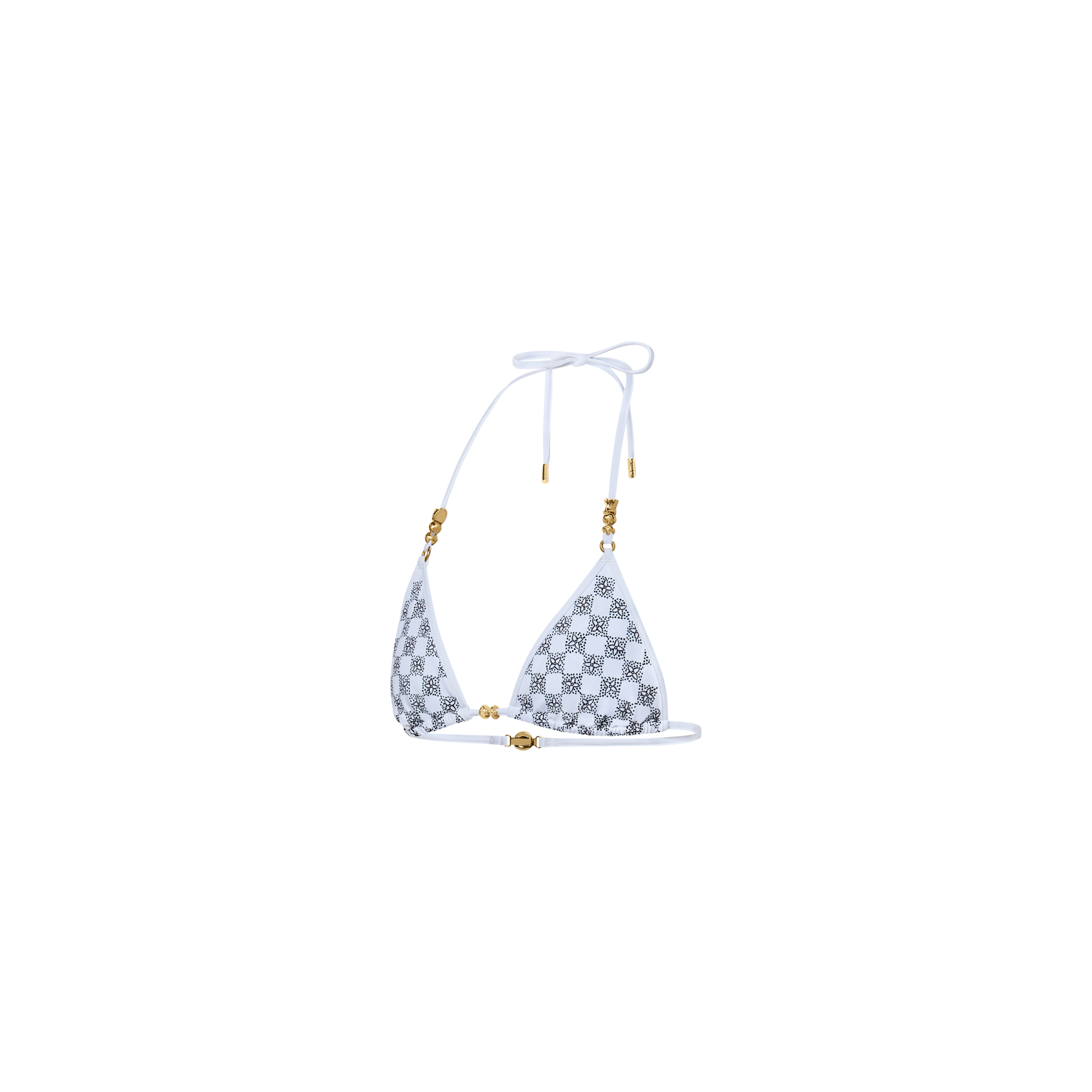 Top de bikini Damier con lunares  Mujer Prêt-à-Porter Trajes De Baños | LOUIS VUITTON (Zoom de producto)