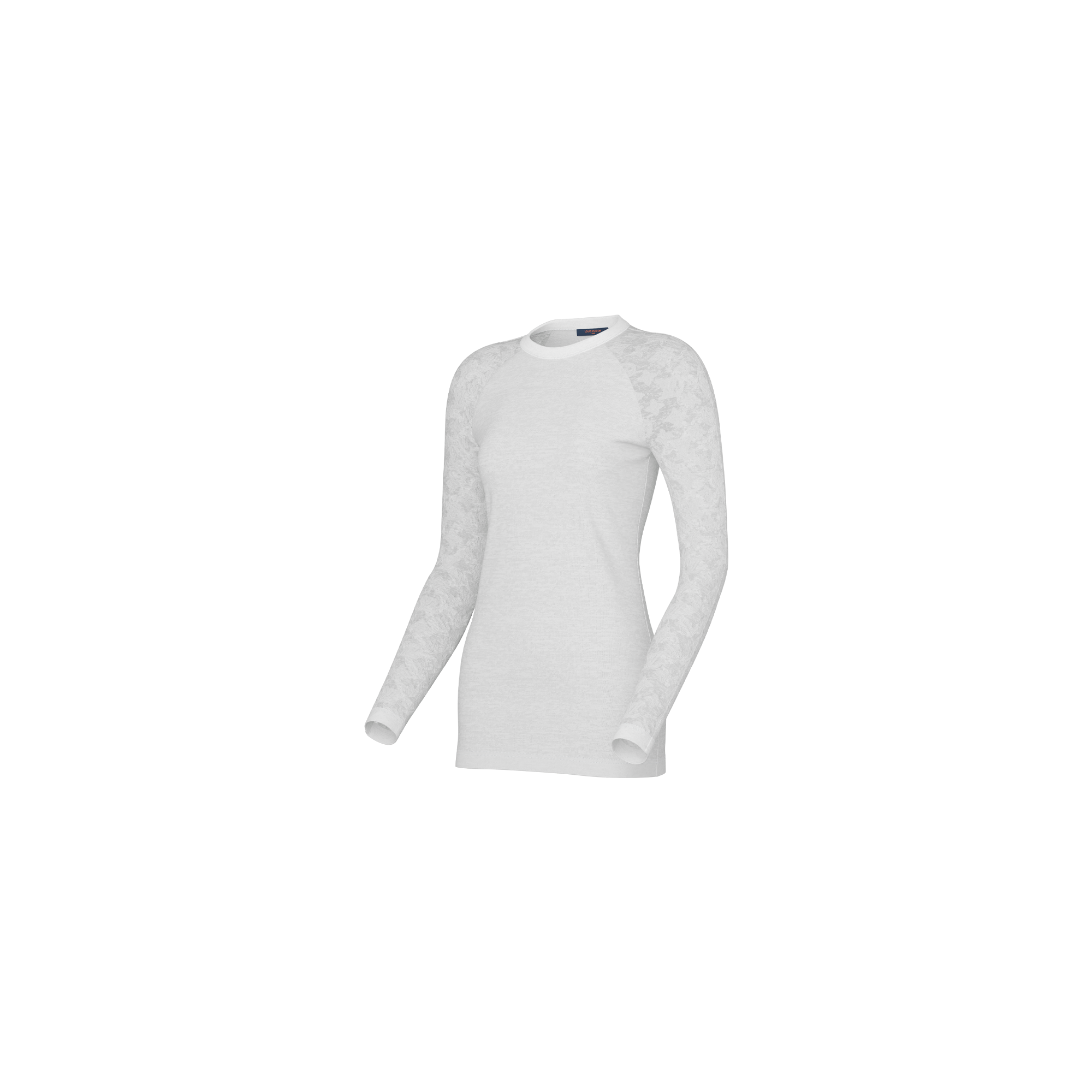 Top de manga larga con detalle Monogram  Mujer Prêt-à-Porter Tops | LOUIS VUITTON (Zoom de producto)