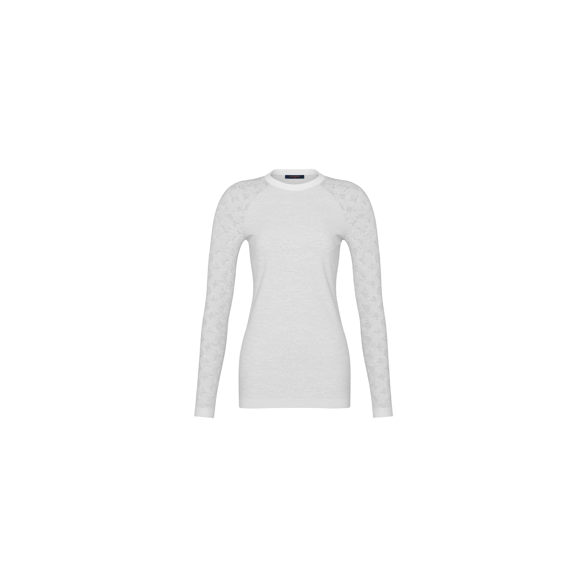Top de manga larga con detalle Monogram  Mujer Prêt-à-Porter Tops | LOUIS VUITTON (Zoom de producto)
