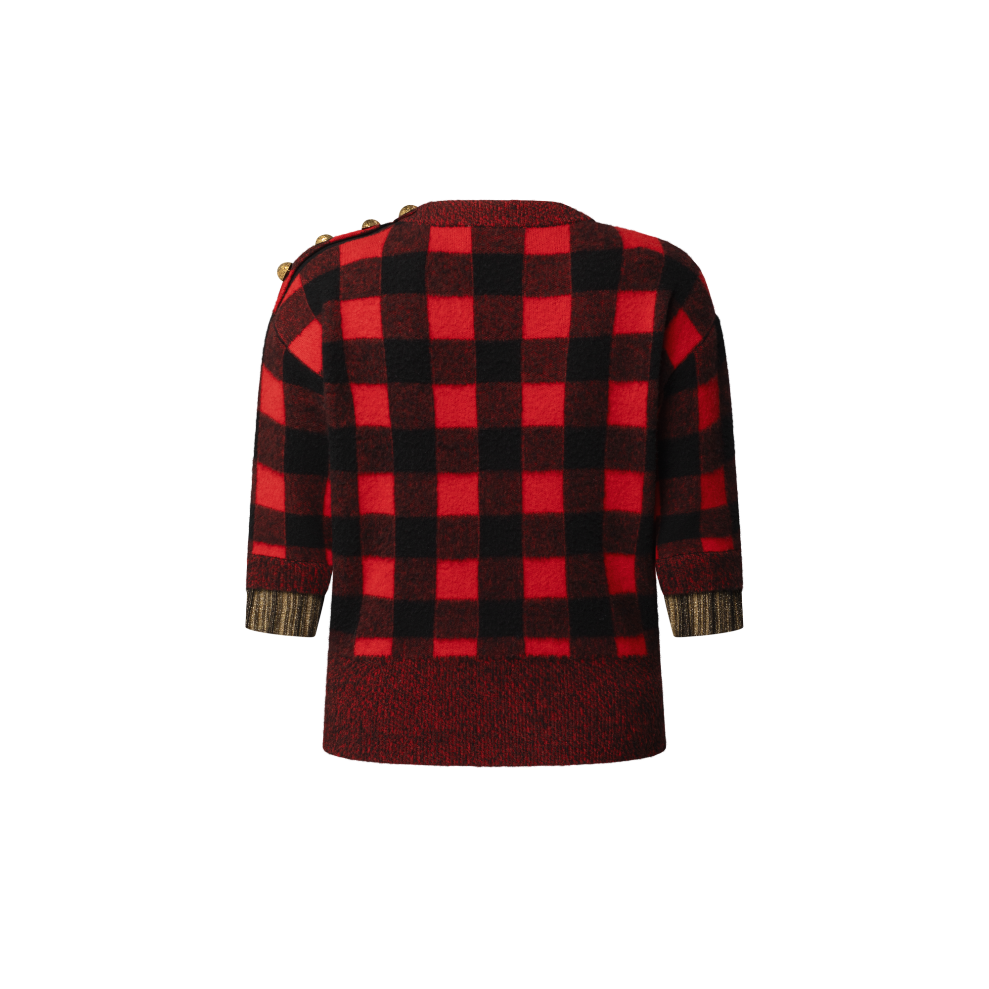 Top de punto a cuadros  Mujer Prêt-à-Porter Tops | LOUIS VUITTON (Zoom de producto)