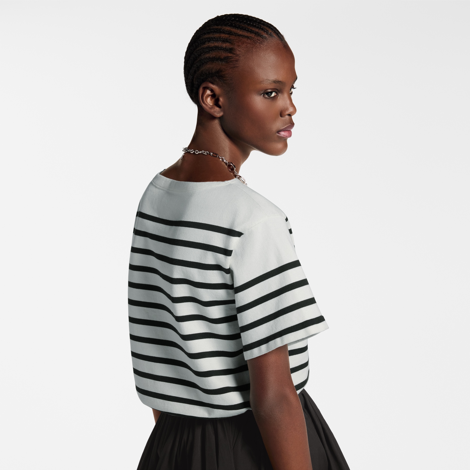 Top de punto a rayas  Mujer Prêt-à-Porter Tops | LOUIS VUITTON (Zoom de producto)