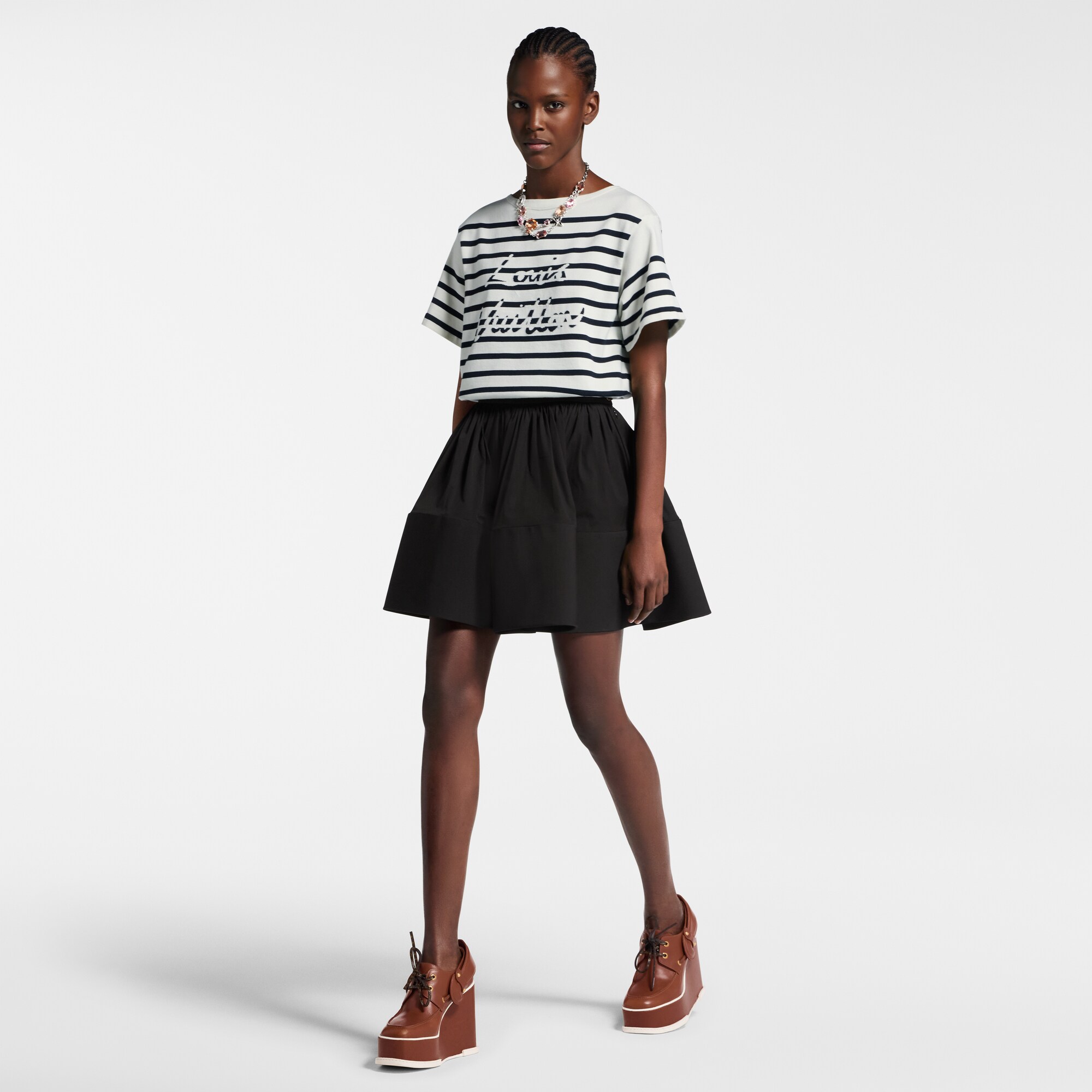 Top de punto a rayas  Mujer Prêt-à-Porter Tops | LOUIS VUITTON (Zoom de producto)