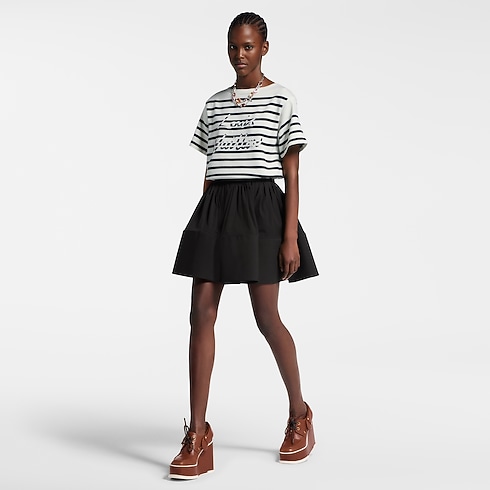 Top de punto a rayas Mujer Prêt-à-Porter Tops | LOUIS VUITTON (Zoom de producto)