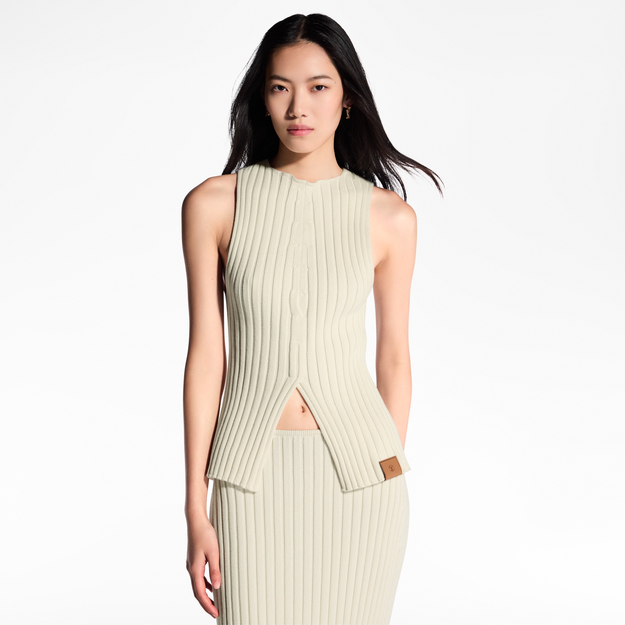 Top de punto acanalado  Mujer Prêt-à-Porter Tops | LOUIS VUITTON (Zoom de producto)