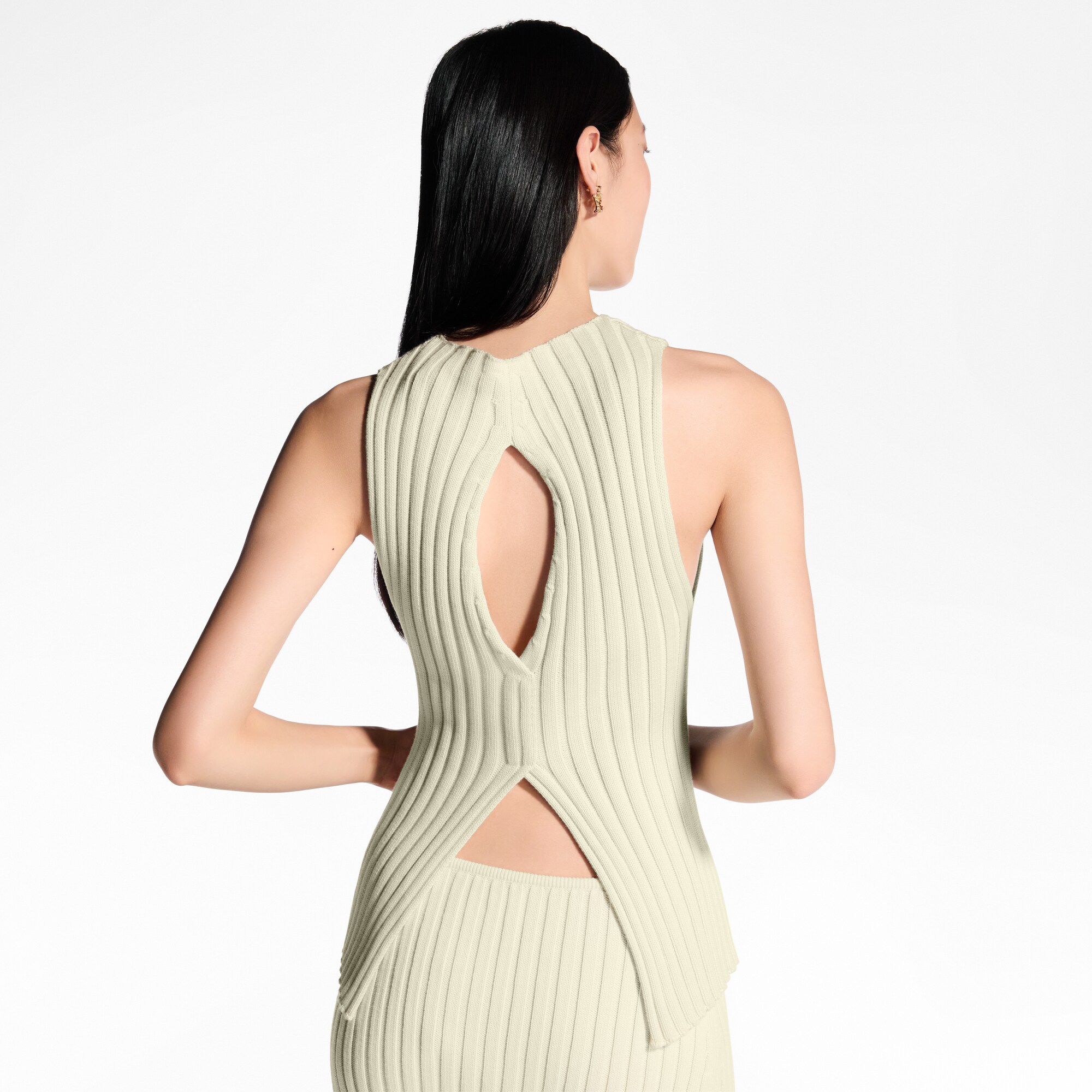 Top de punto acanalado  Mujer Prêt-à-Porter Tops | LOUIS VUITTON (Zoom de producto)