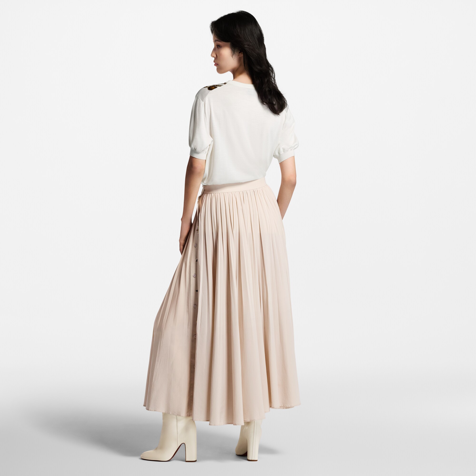 Top de punto con estampado de collar  Mujer Prêt-à-Porter Tops | LOUIS VUITTON (Zoom de producto)