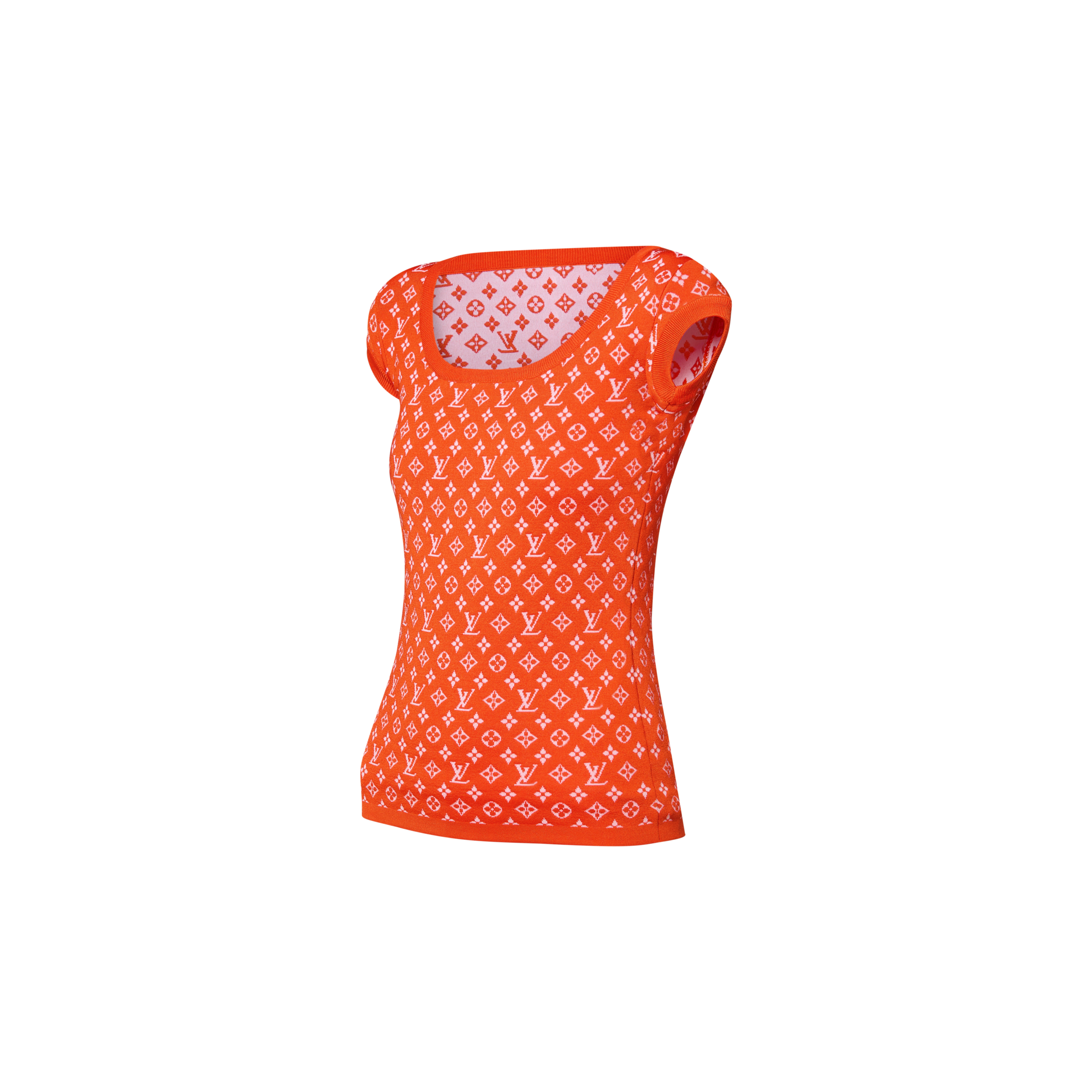 Top de punto Monogram en Jacquard  Mujer Prêt-à-Porter Tops | LOUIS VUITTON (Zoom de producto)