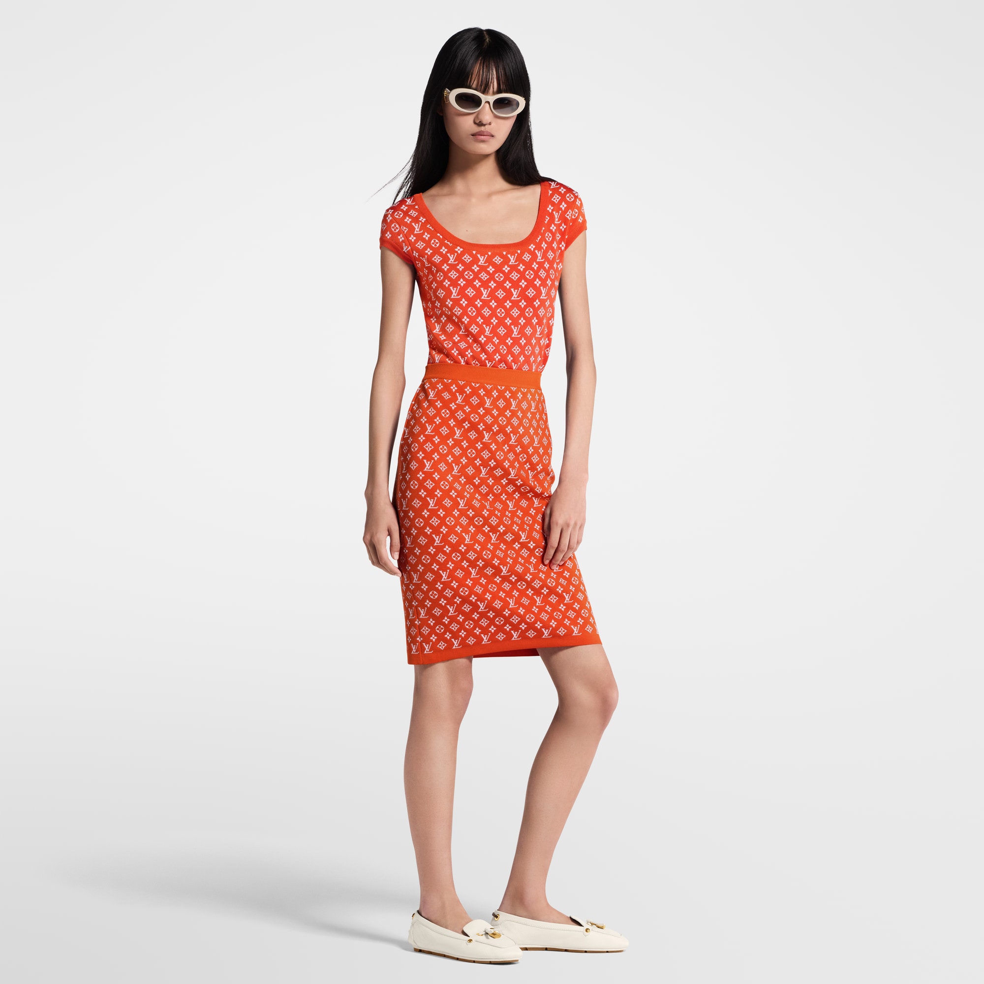 Top de punto Monogram en Jacquard  Mujer Prêt-à-Porter Tops | LOUIS VUITTON (Zoom de producto)