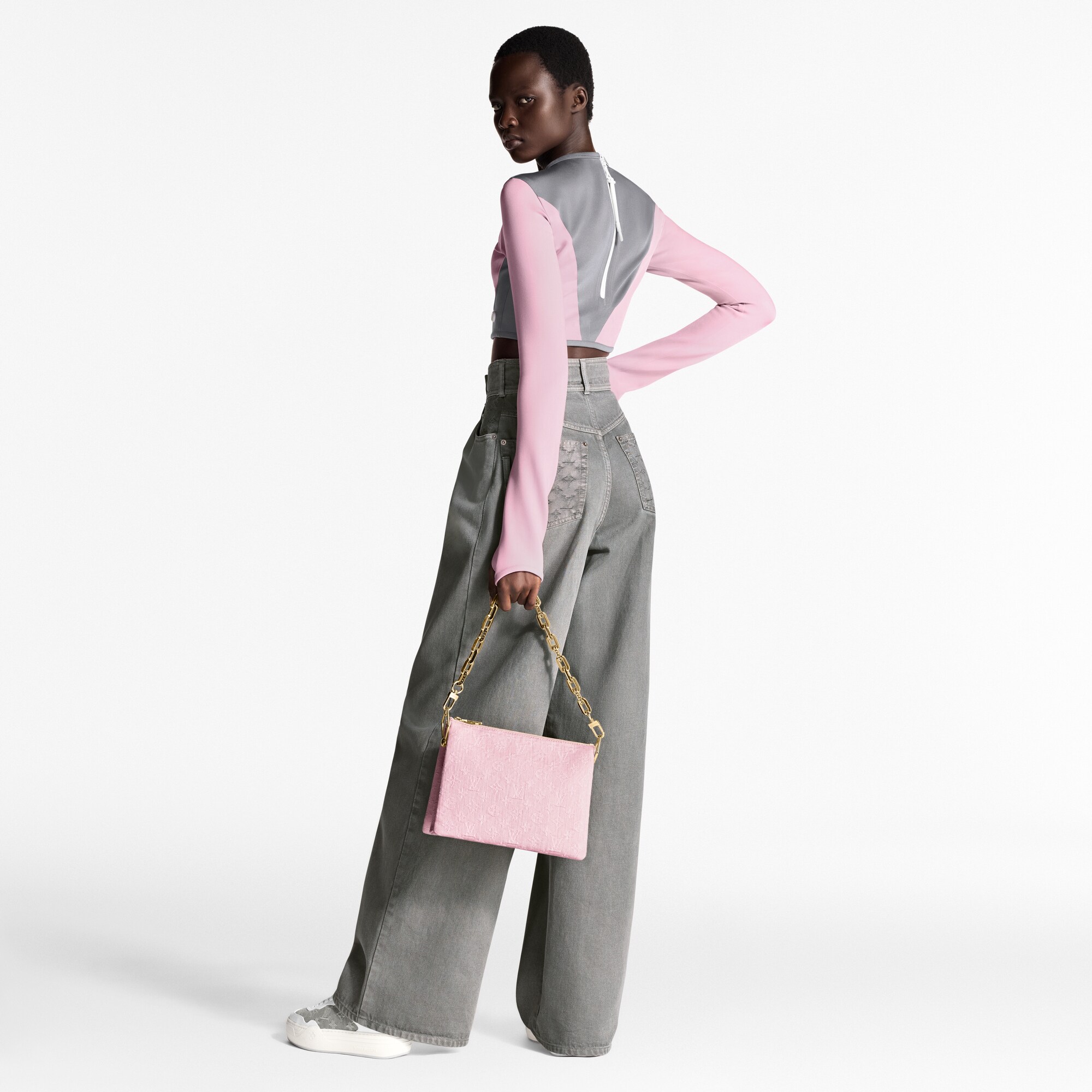 Top de punto técnico color-block  Mujer Prêt-à-Porter Tops | LOUIS VUITTON (Zoom de producto)