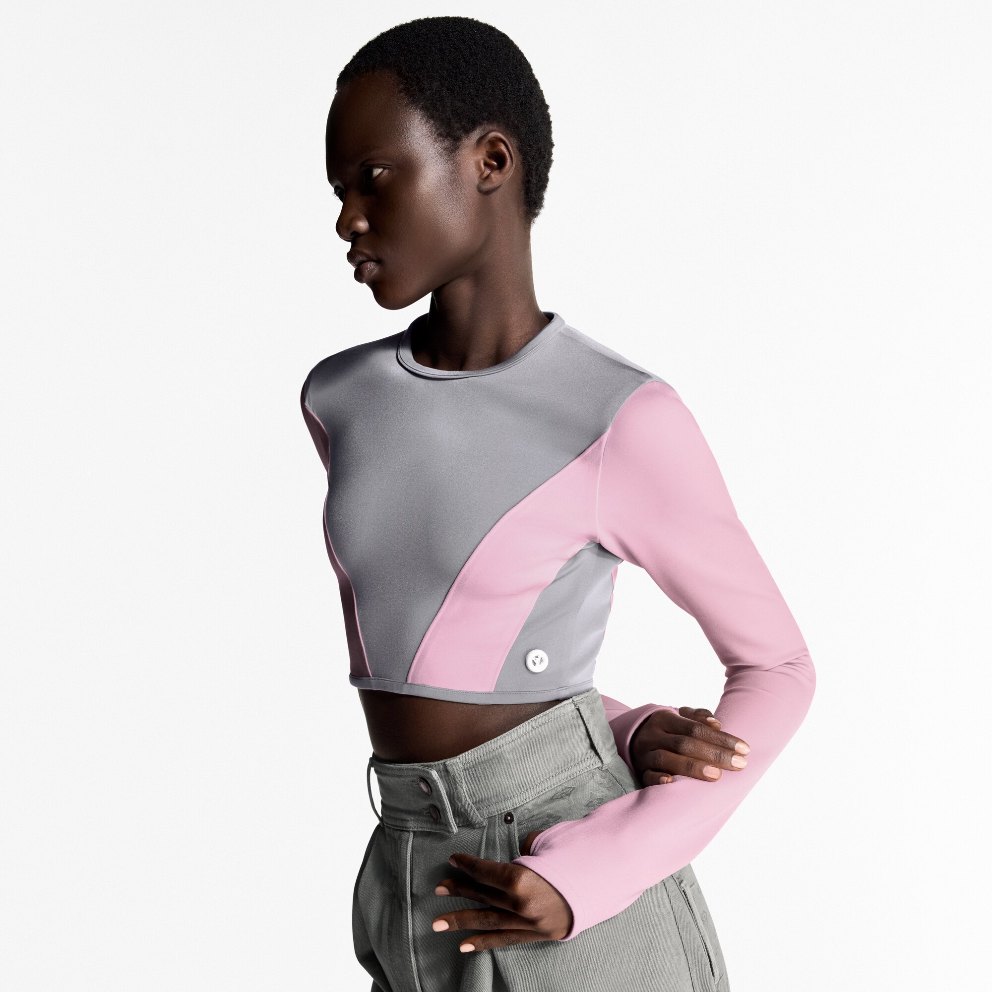 Top de punto técnico color-block  Mujer Prêt-à-Porter Tops | LOUIS VUITTON (Zoom de producto)