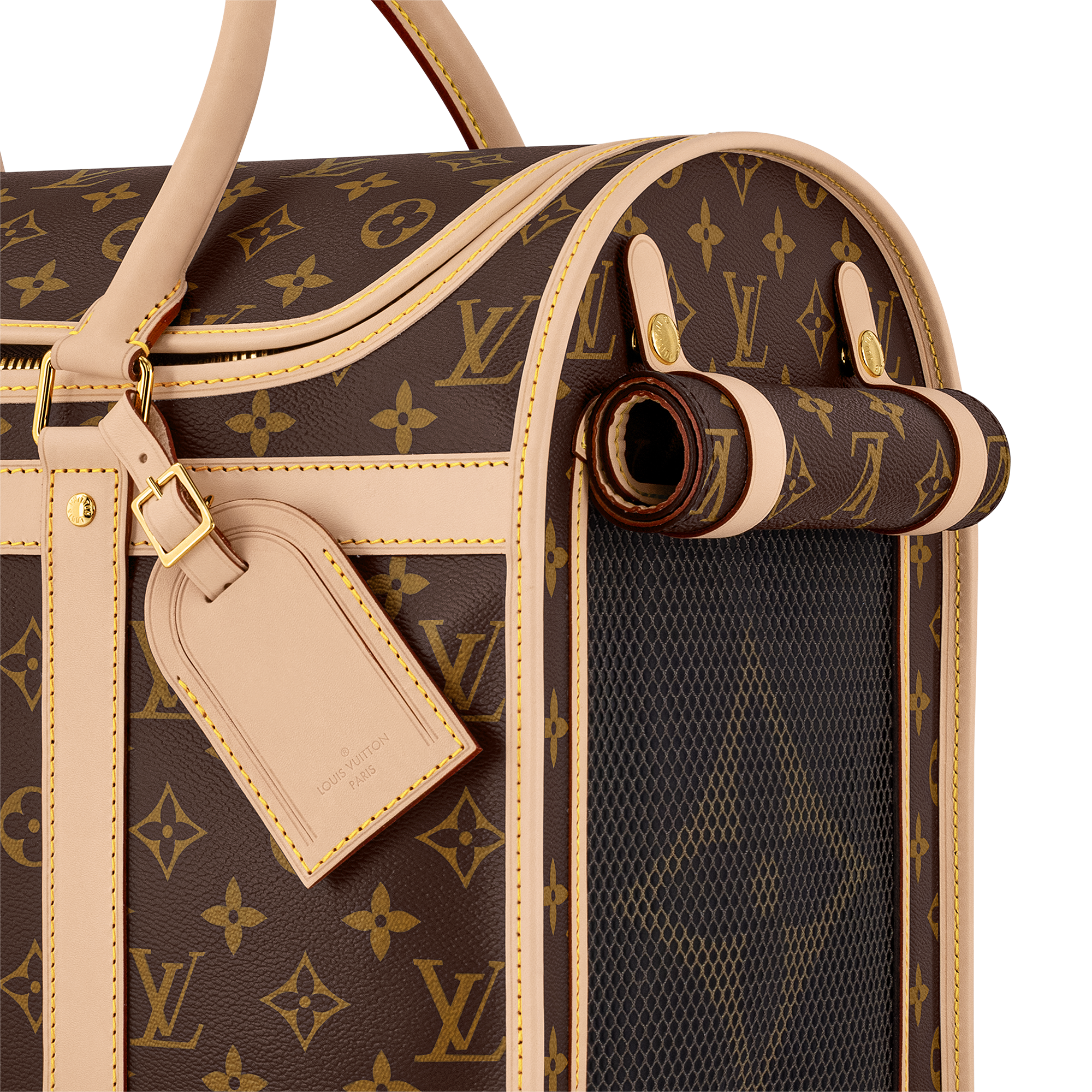 Transportín para perro 40 Lona Monogram Novedades Holiday Selección para él | LOUIS VUITTON (Zoom de producto)