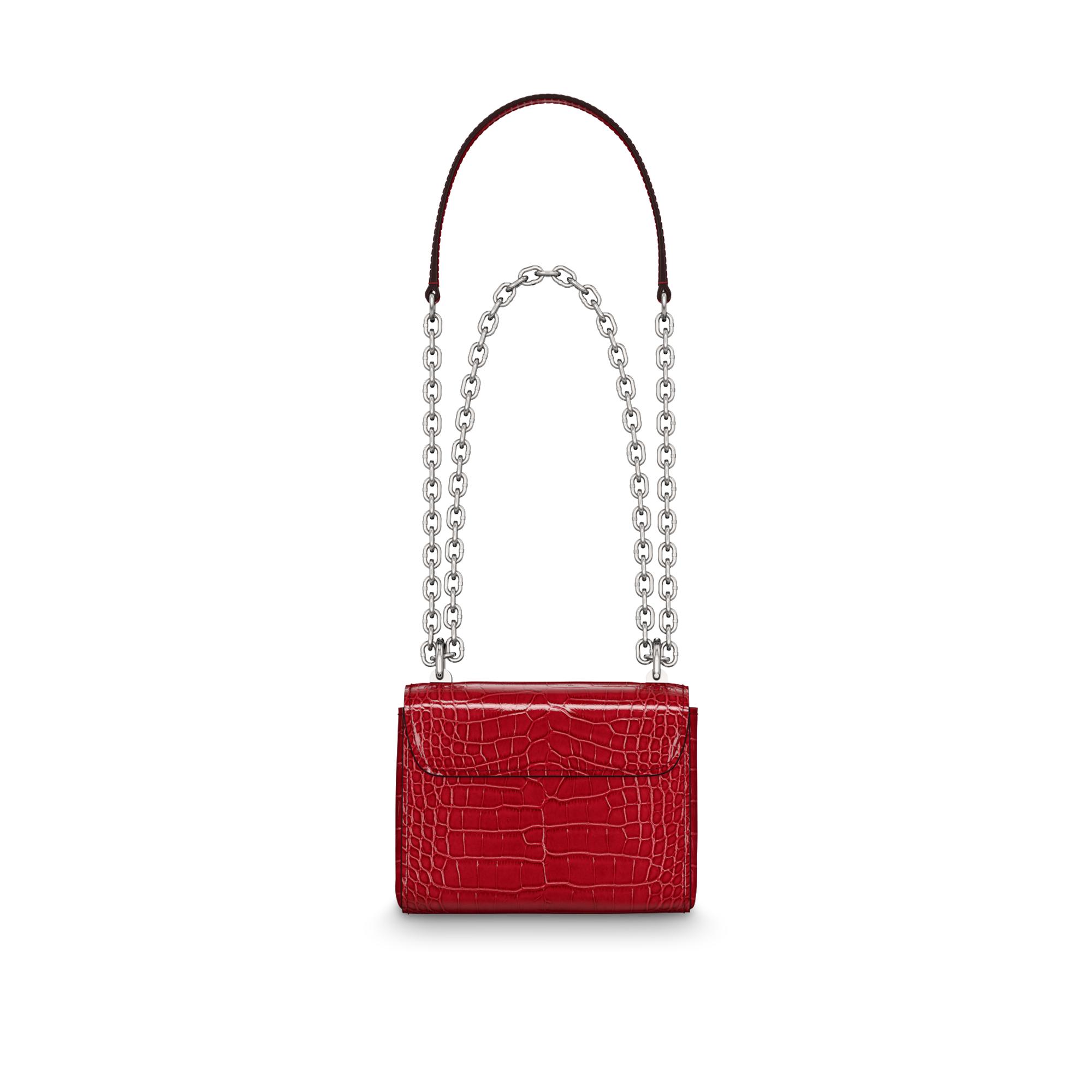 Twist Mini Chain Crocodilien Brillant Les Extraordinaires Personalización  Hidden personalization products | LOUIS VUITTON (Zoom de producto)