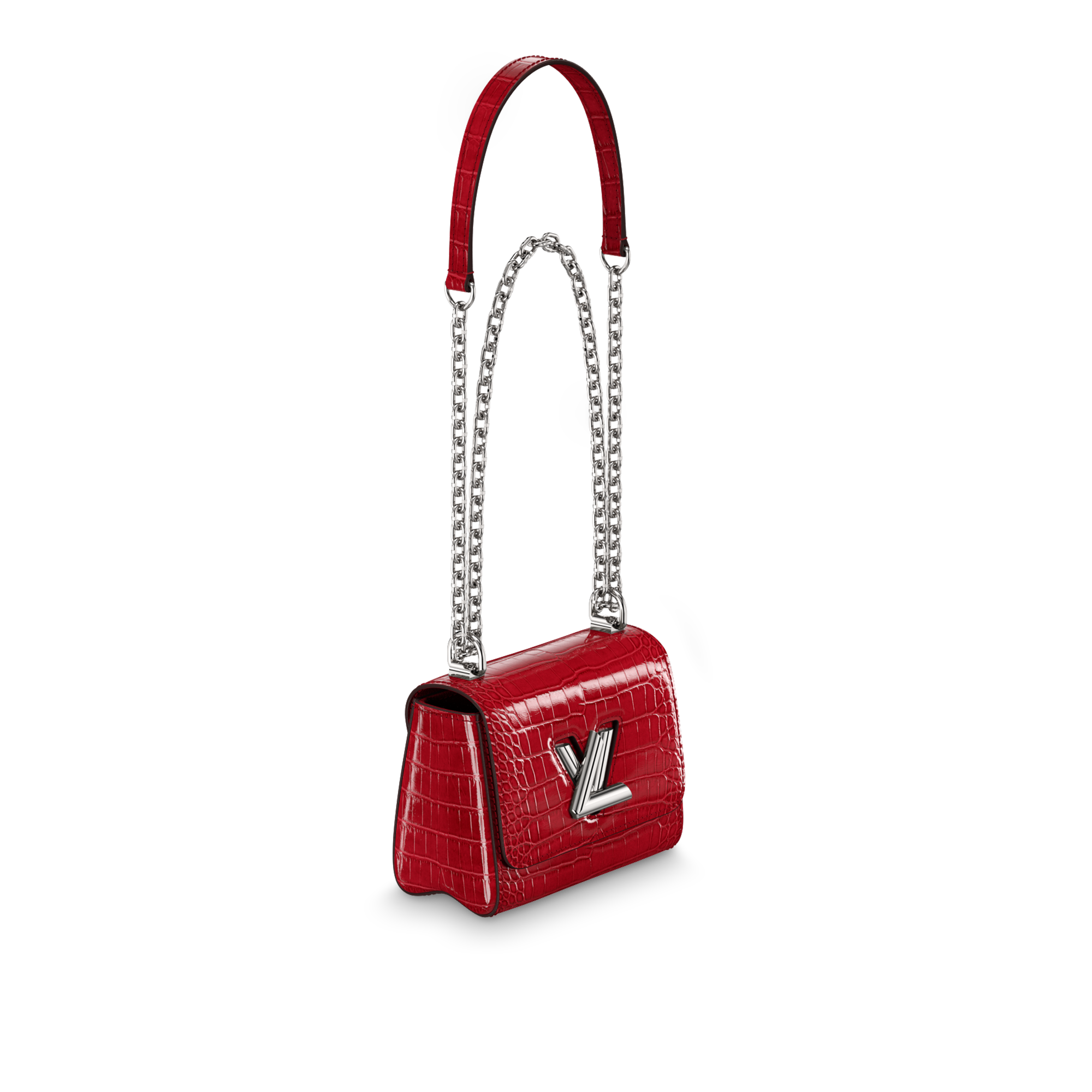 Twist Mini Chain Crocodilien Brillant Les Extraordinaires Personalización  Hidden personalization products | LOUIS VUITTON (Zoom de producto)