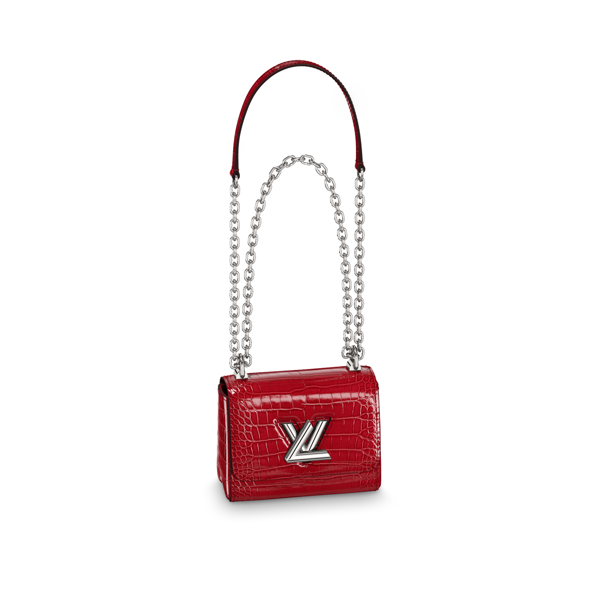 Twist Mini Chain Crocodilien Brillant Les Extraordinaires Personalización  Hidden personalization products | LOUIS VUITTON (Zoom de producto)