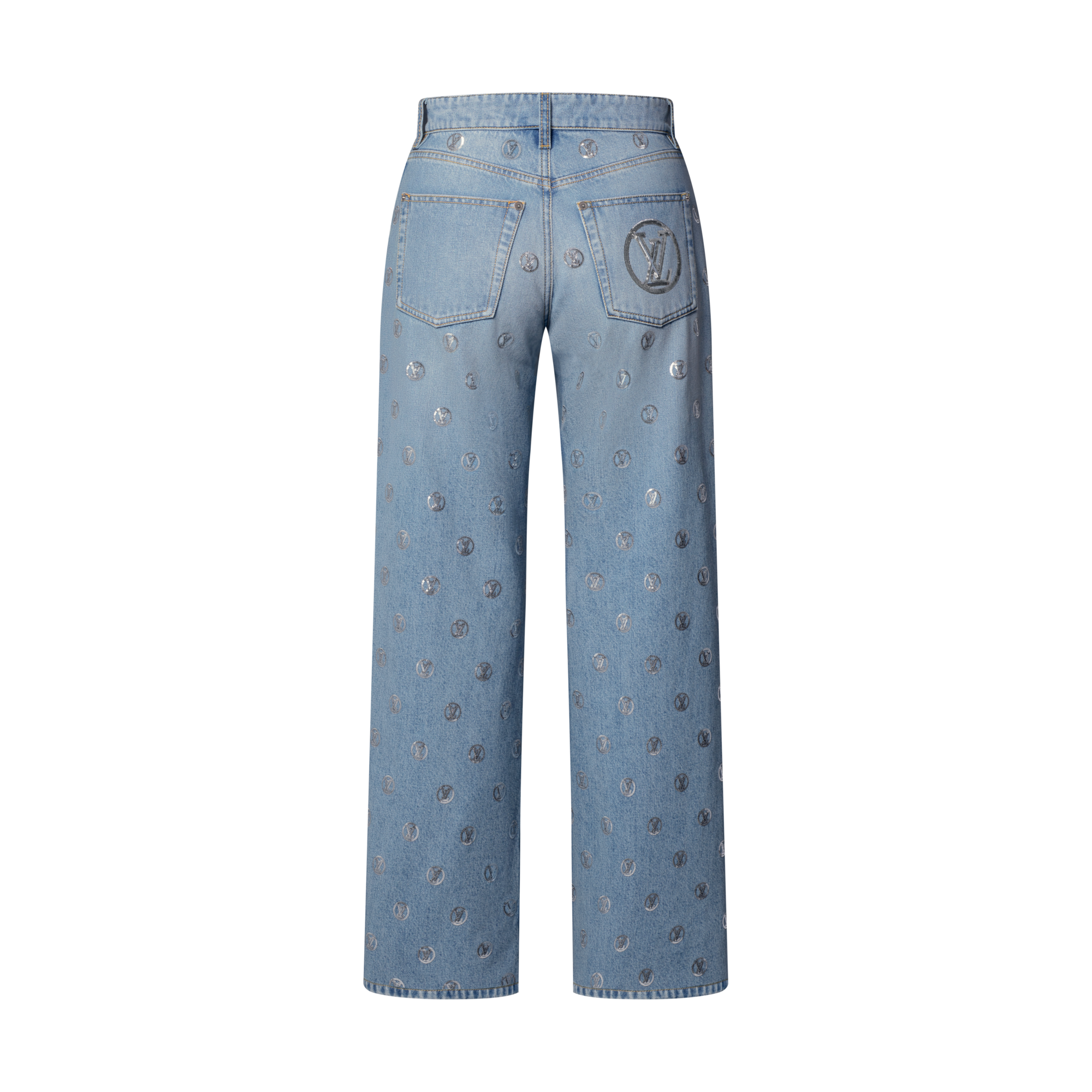 Vaqueros acampanados con lentejuelas  Mujer Prêt-à-Porter Pantalones | LOUIS VUITTON (Zoom de producto)