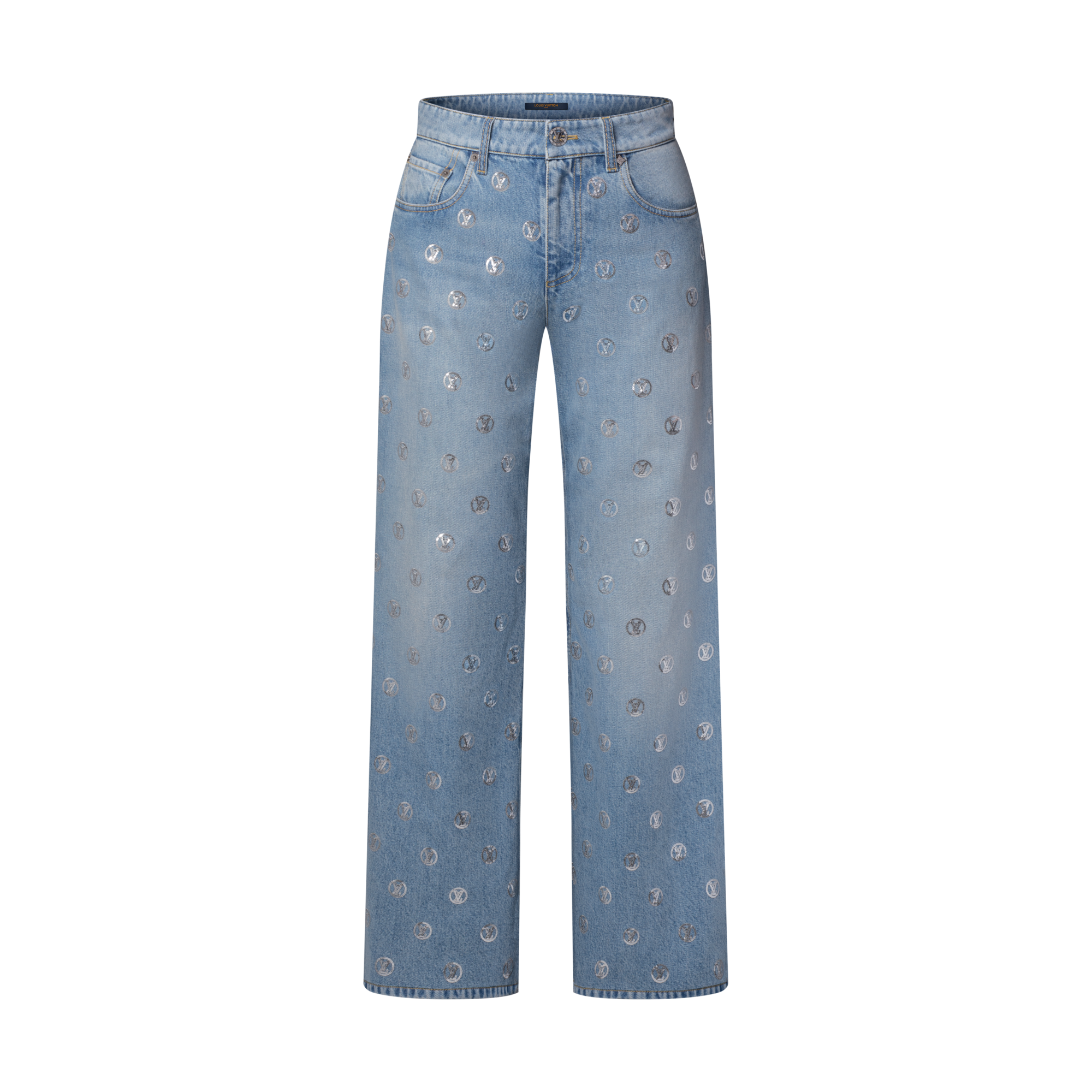 Vaqueros acampanados con lentejuelas  Mujer Prêt-à-Porter Pantalones | LOUIS VUITTON (Zoom de producto)