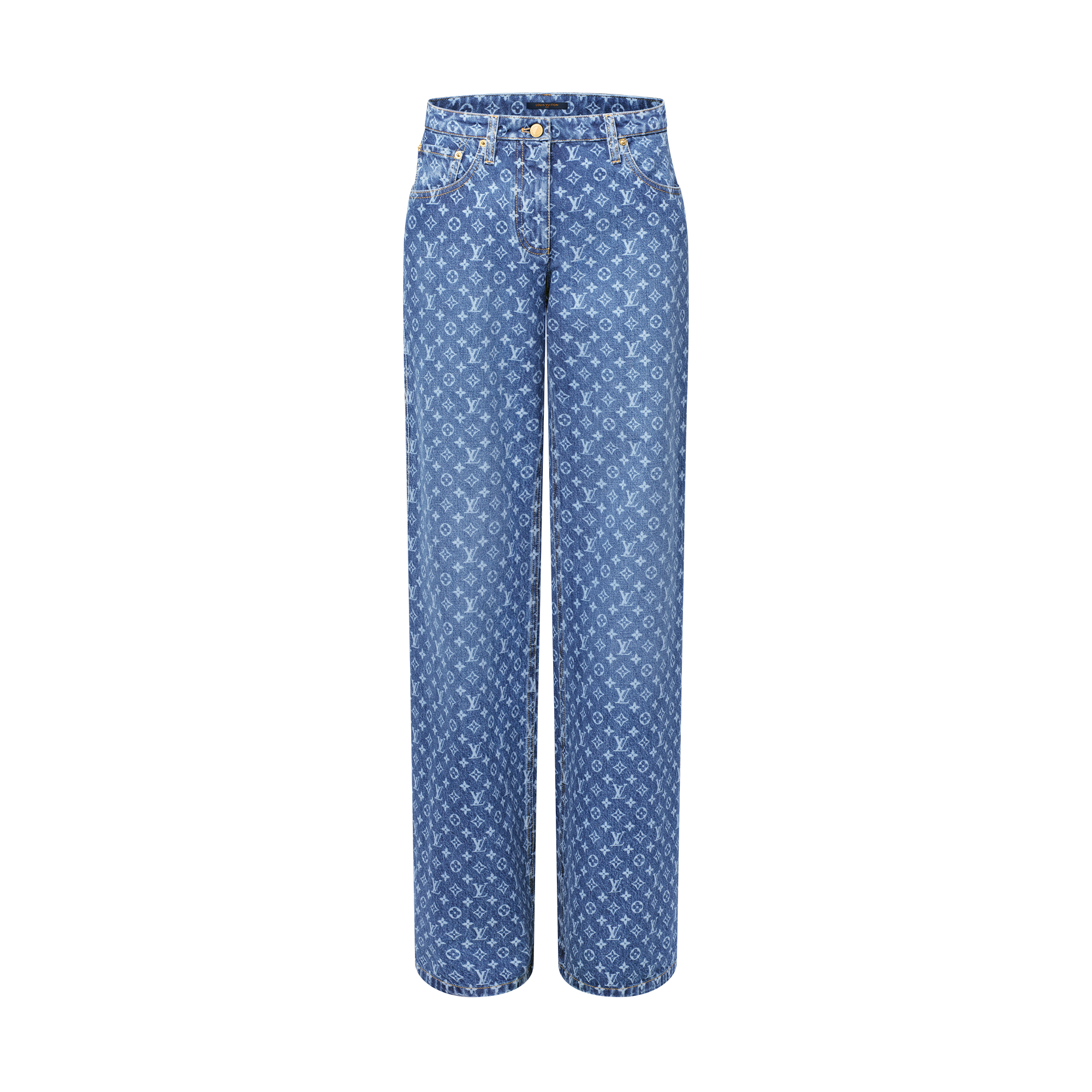 Vaqueros acampanados Monogram  Mujer Prêt-à-Porter Pantalones | LOUIS VUITTON (Zoom de producto)