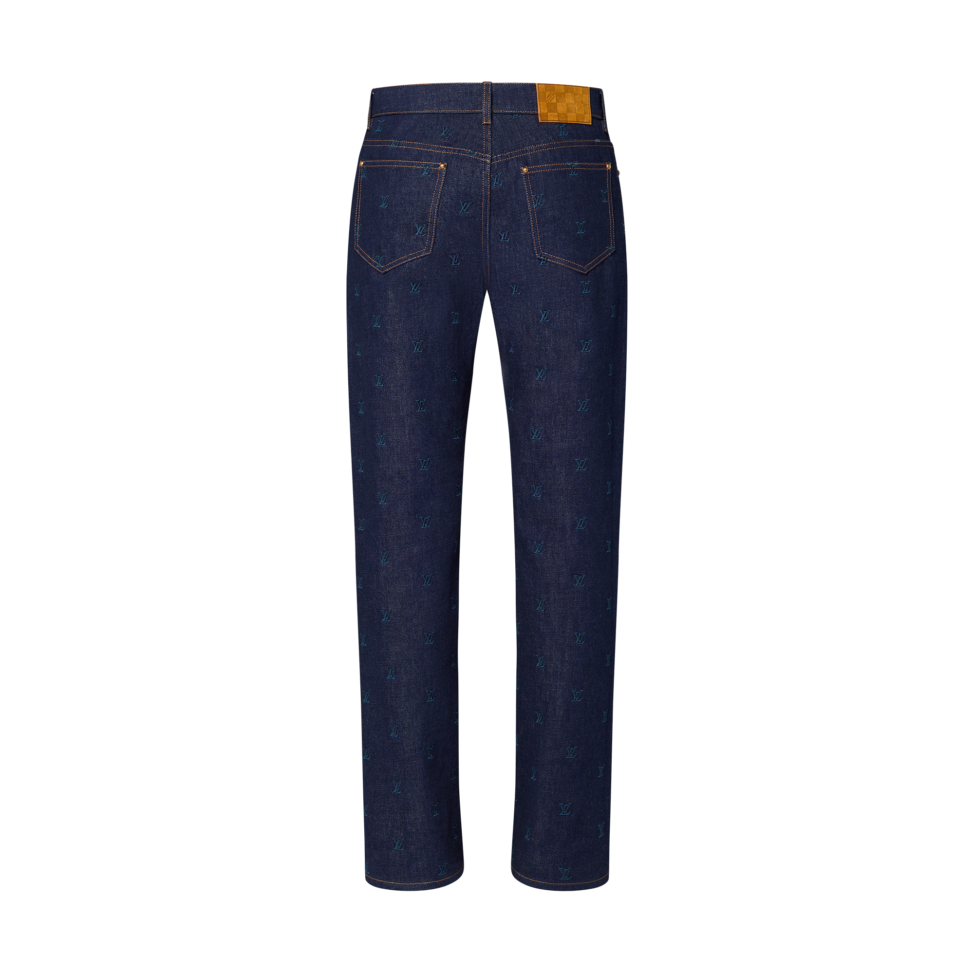 Vaqueros bordados LV Blason  Hombre Prêt-à-Porter Denim | LOUIS VUITTON (Zoom de producto)