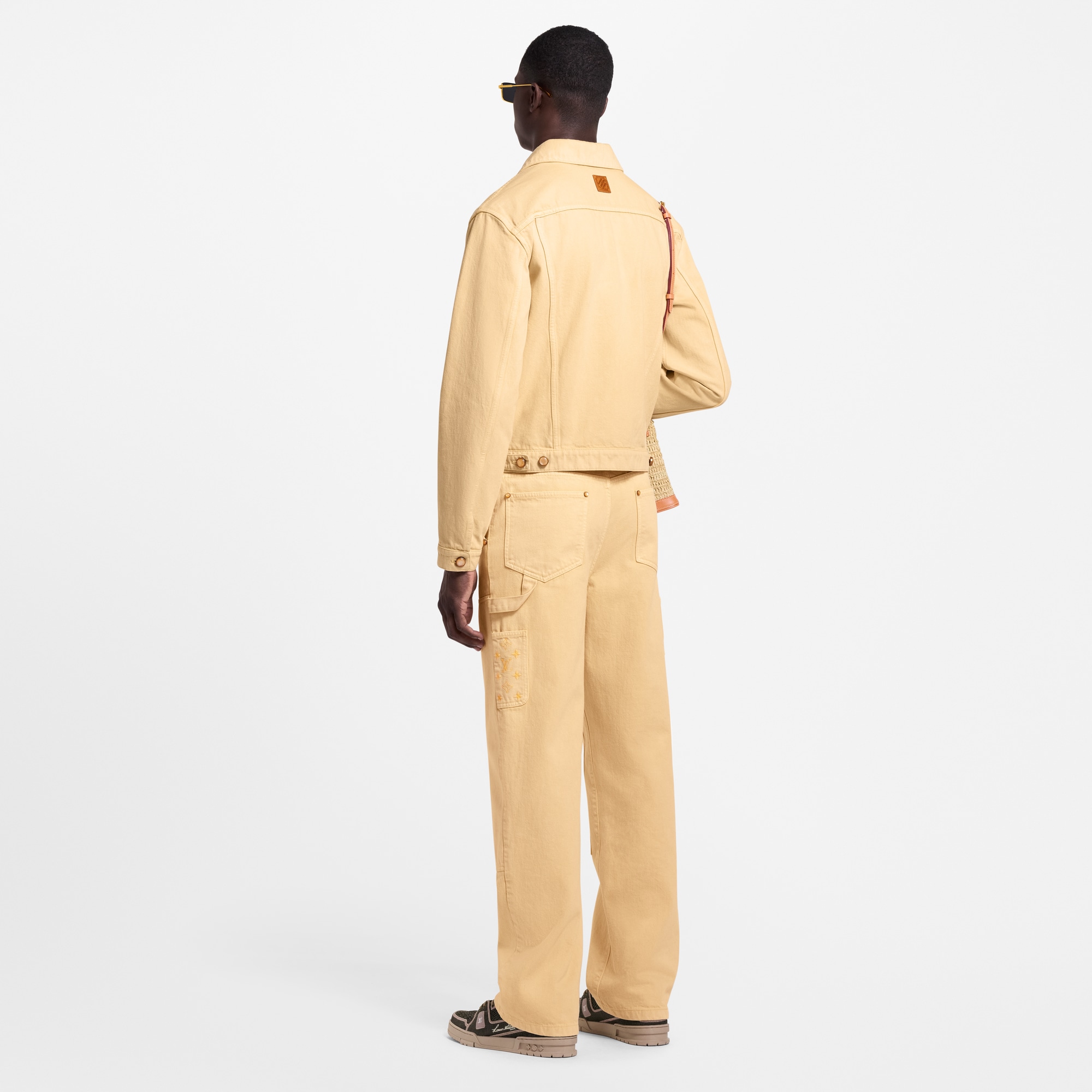 Vaqueros Carpenter teñidos en prenda  Hombre Prêt-à-Porter Denim | LOUIS VUITTON (Zoom de producto)