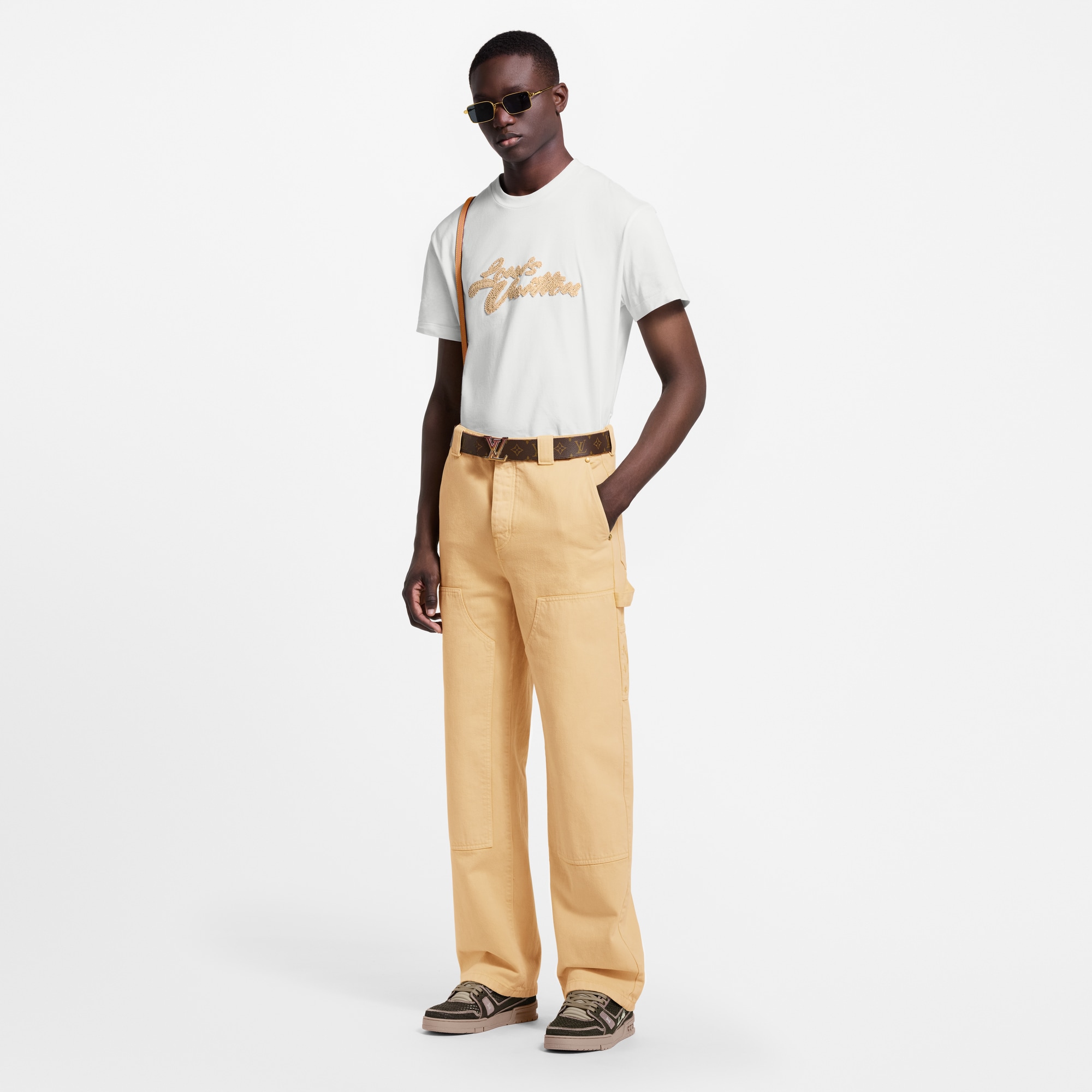 Vaqueros Carpenter teñidos en prenda  Hombre Prêt-à-Porter Denim | LOUIS VUITTON (Zoom de producto)
