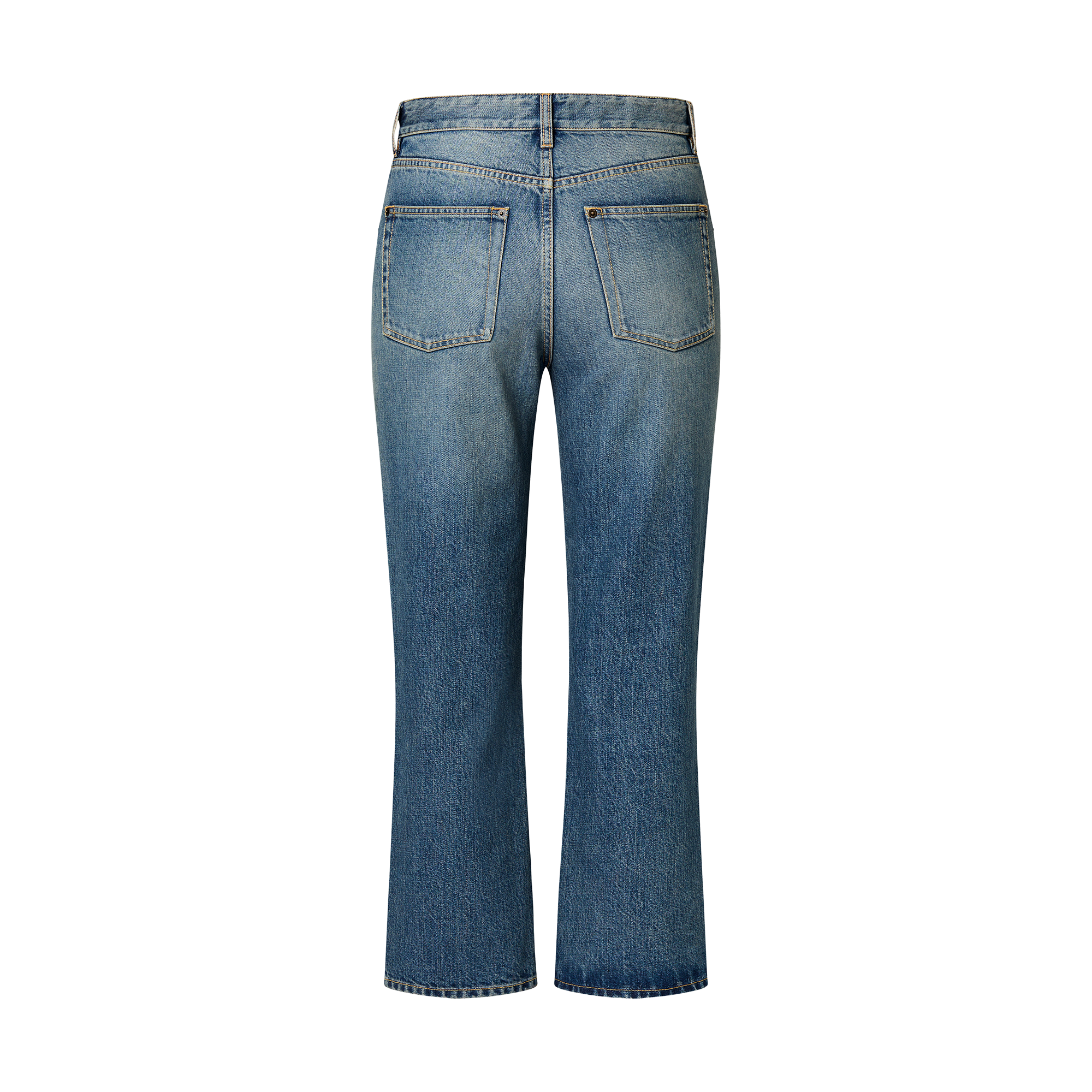 Vaqueros con parche Monogram  Mujer Prêt-à-Porter Pantalones | LOUIS VUITTON (Zoom de producto)