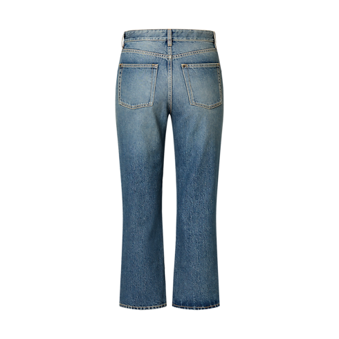 Vaqueros con parche Monogram Mujer Prêt-à-Porter Pantalones | LOUIS VUITTON (Zoom de producto)