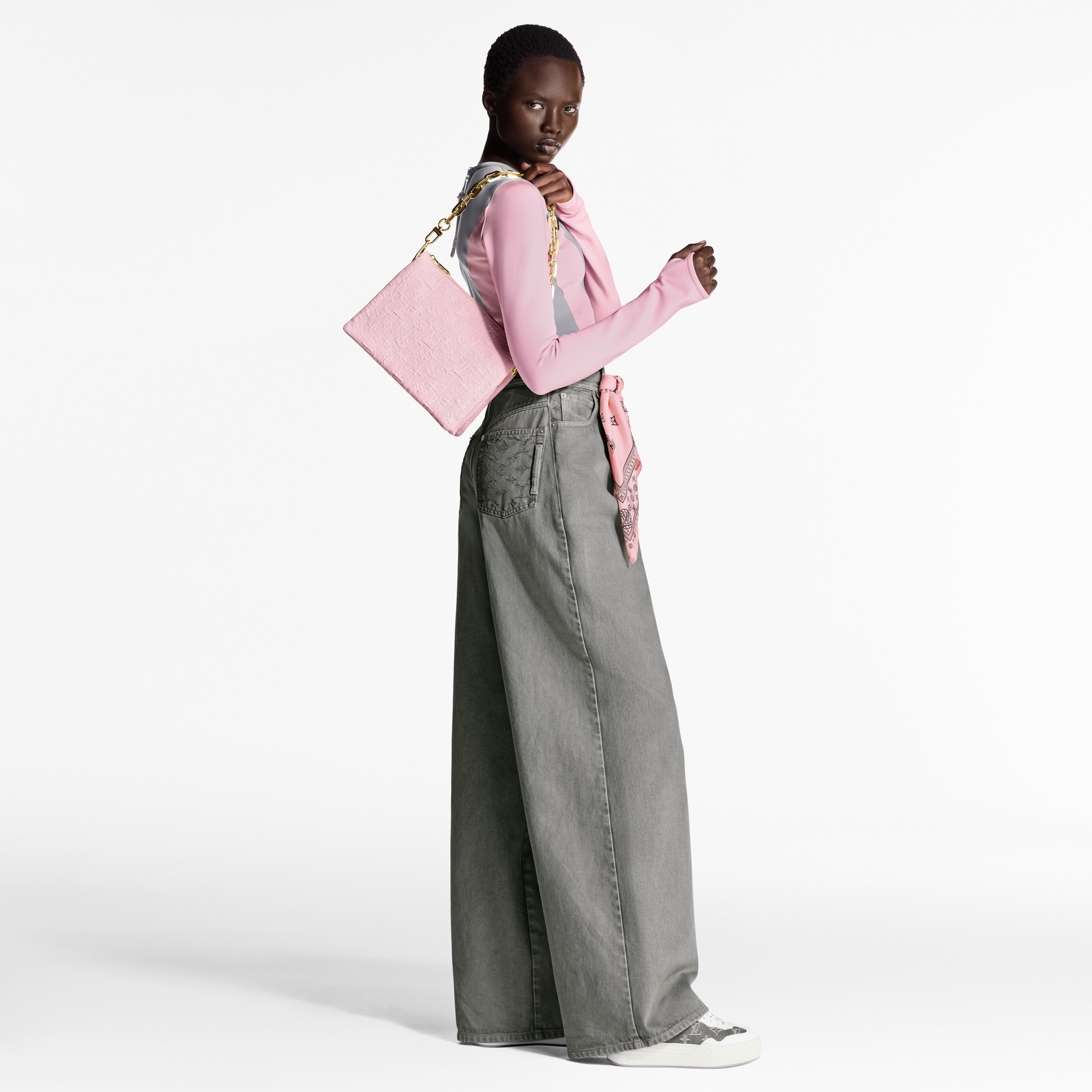 Vaqueros con pinzas  Mujer Prêt-à-Porter Pantalones | LOUIS VUITTON (Zoom de producto)