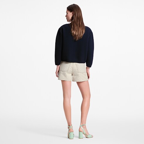 Vaqueros cortos Monogram con efecto tridimensional Mujer Prêt-à-Porter Faldas y pantalones cortos | LOUIS VUITTON (Zoom de producto)