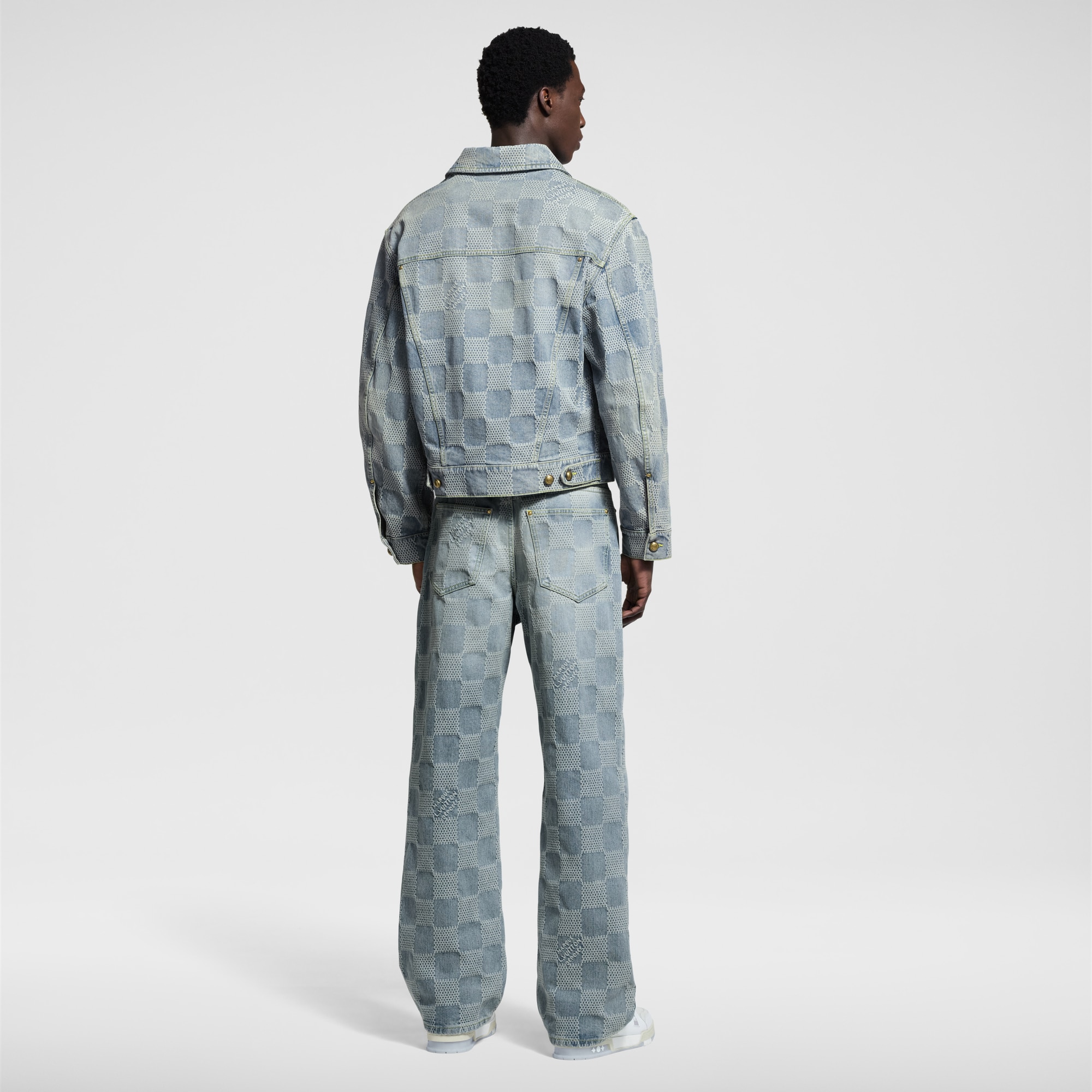 Vaqueros Damier de estilo skater  Hombre Prêt-à-Porter Denim | LOUIS VUITTON (Zoom de producto)