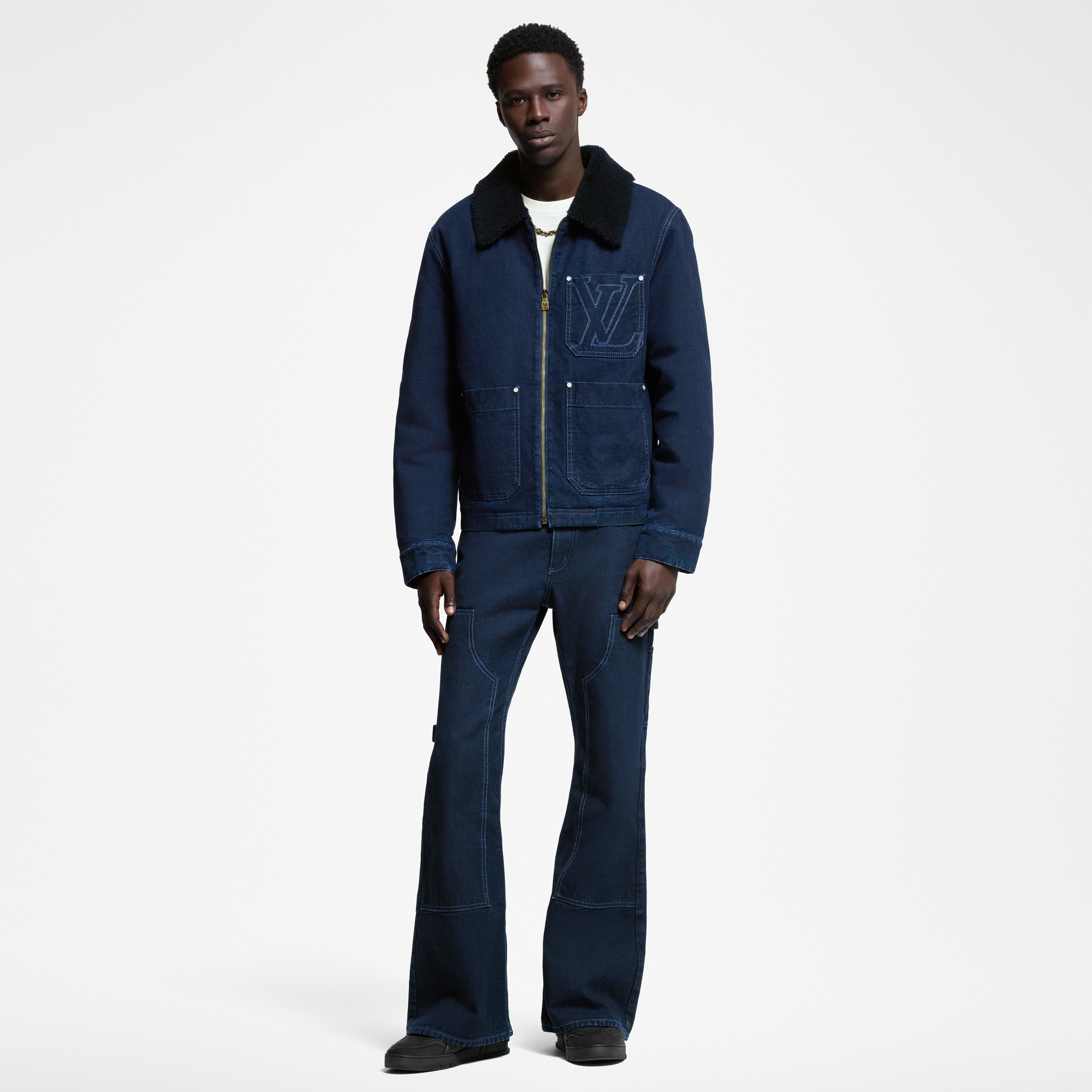 Vaqueros de corte carpenter  Hombre Prêt-à-Porter Denim | LOUIS VUITTON (Zoom de producto)