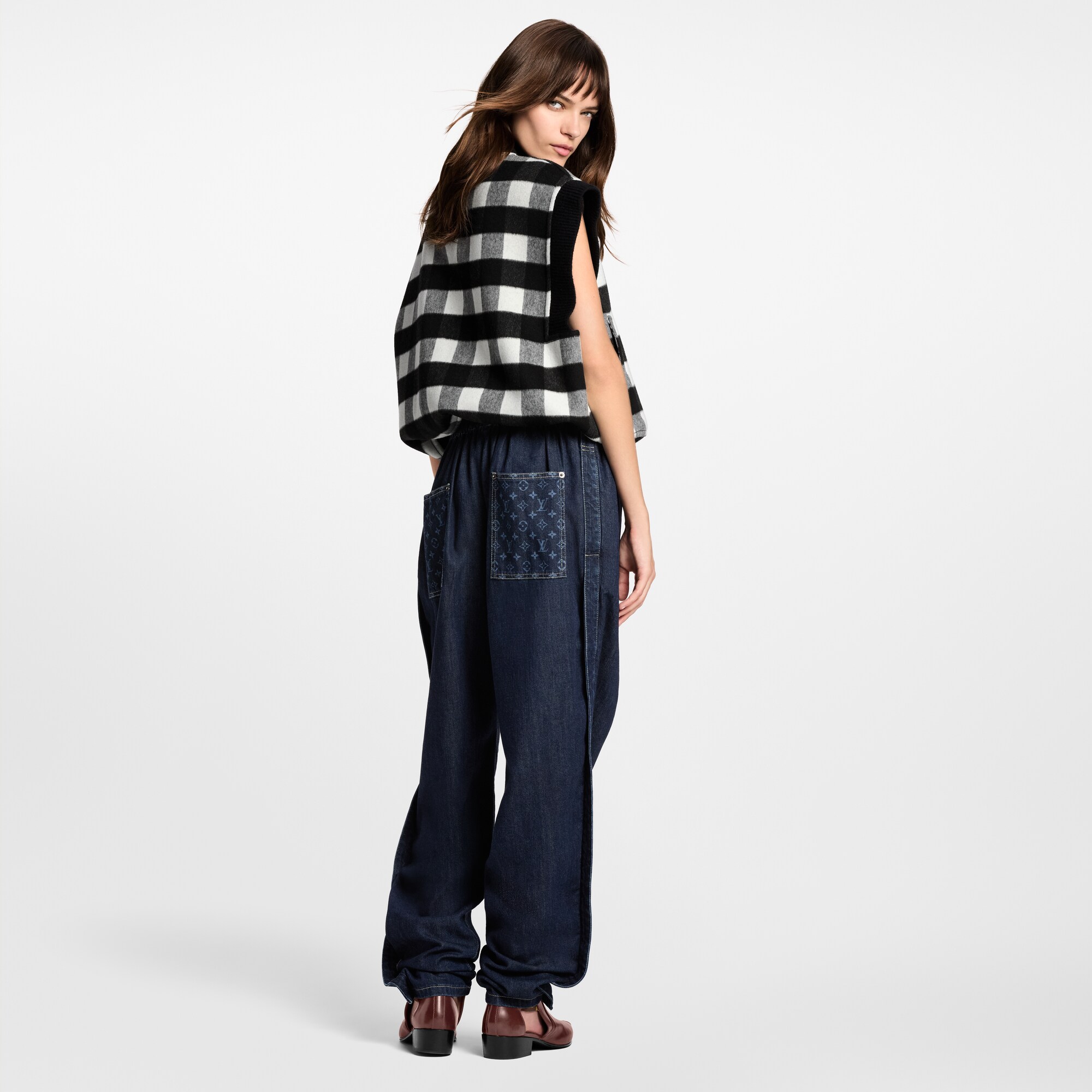 Vaqueros de corte carrot  Mujer Prêt-à-Porter Pantalones | LOUIS VUITTON (Zoom de producto)