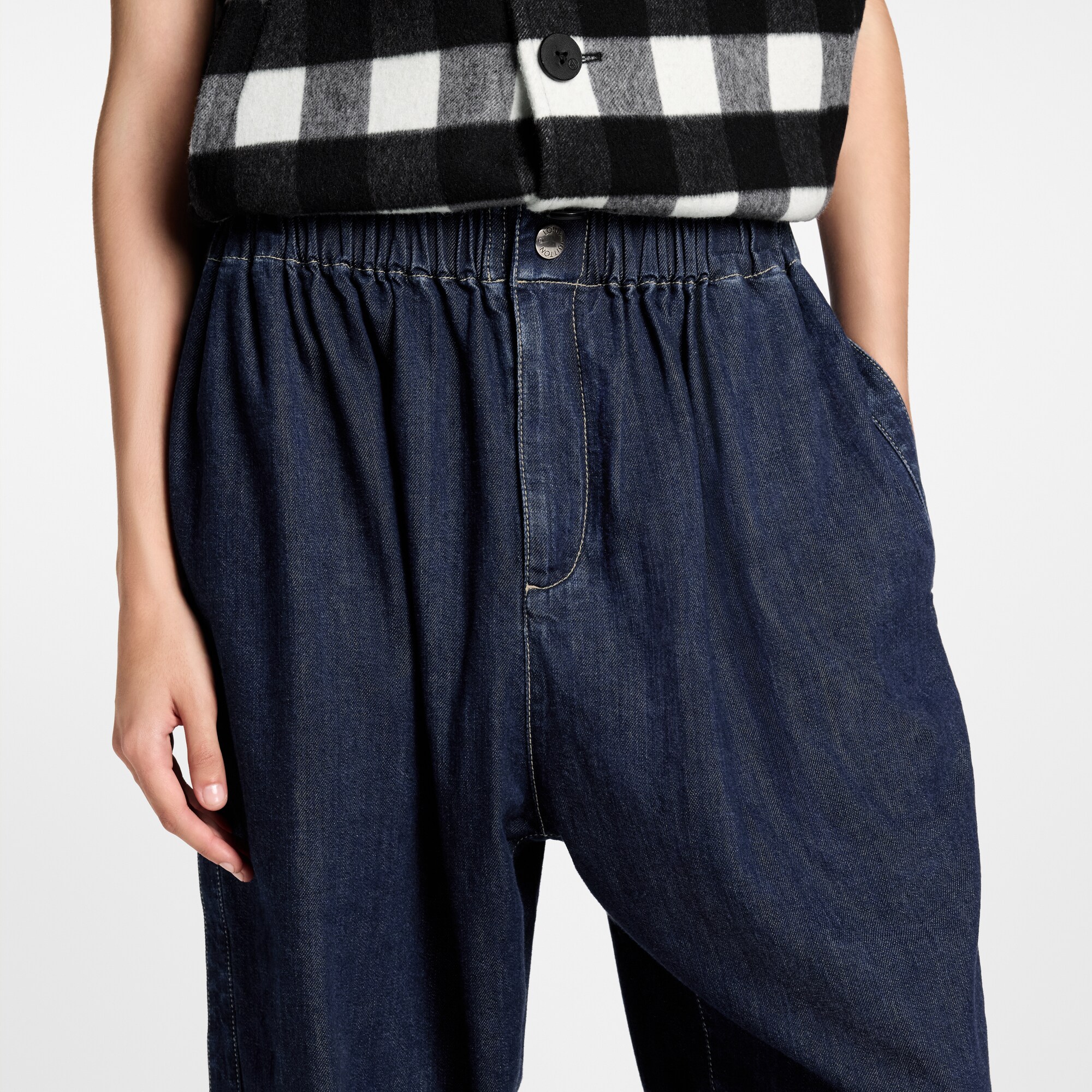 Vaqueros de corte carrot  Mujer Prêt-à-Porter Pantalones | LOUIS VUITTON (Zoom de producto)