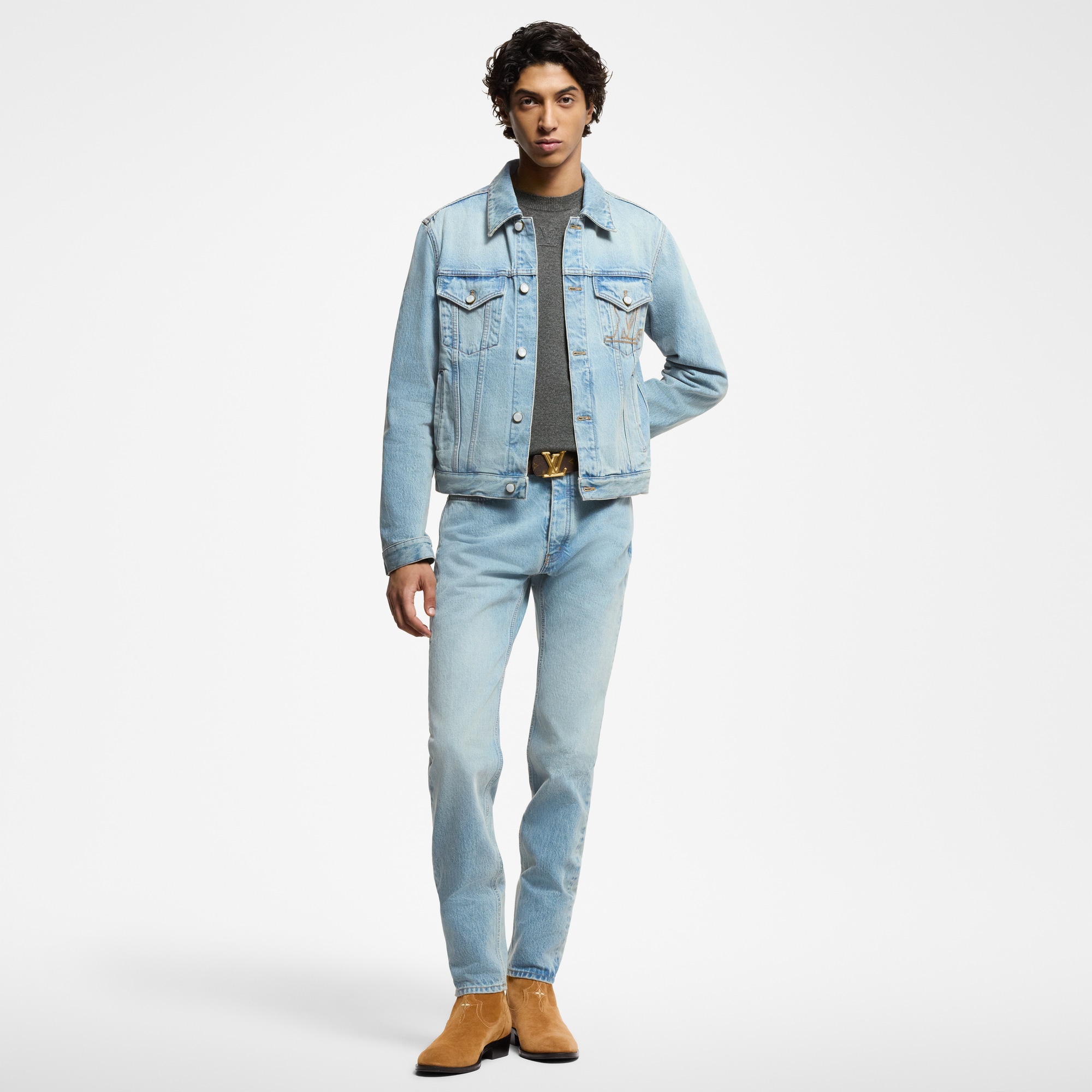 Vaqueros de corte slim  Hombre Prêt-à-Porter Denim | LOUIS VUITTON (Zoom de producto)