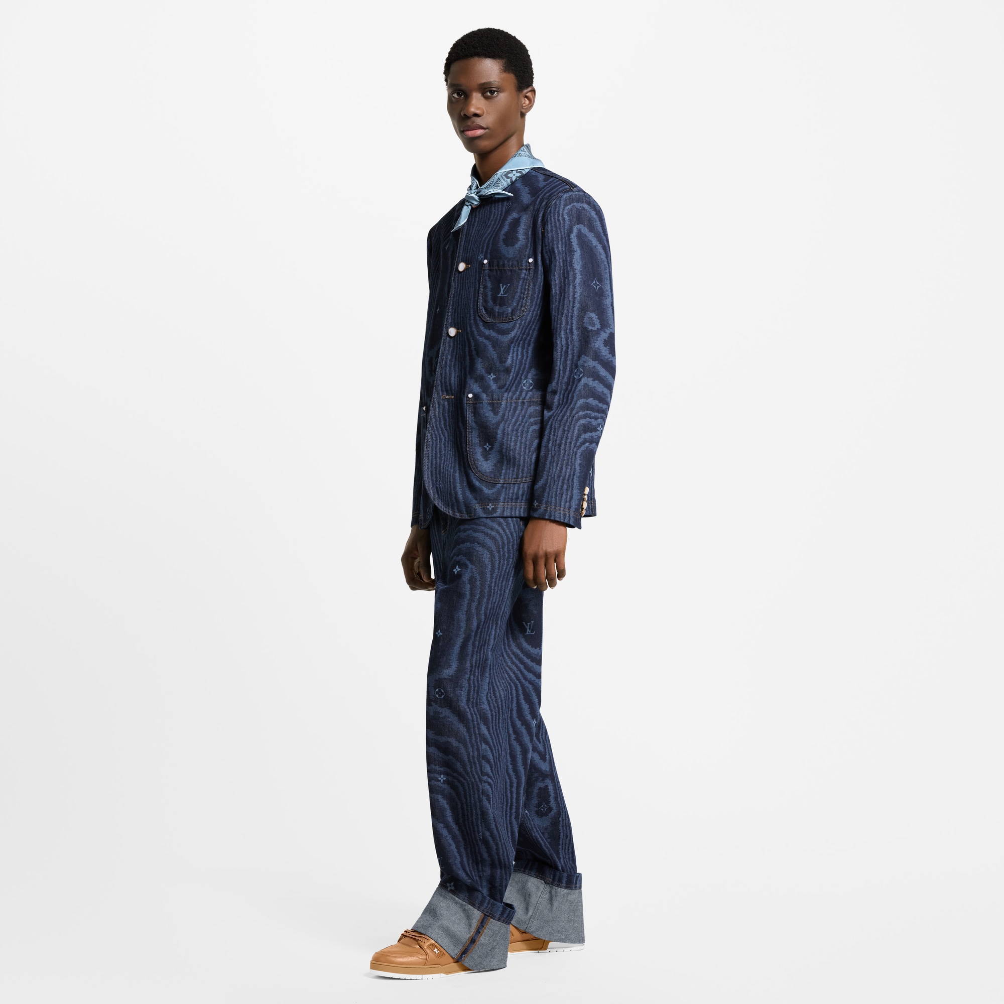 Vaqueros de estilo skater con vuelta  Hombre Prêt-à-Porter Denim | LOUIS VUITTON (Zoom de producto)