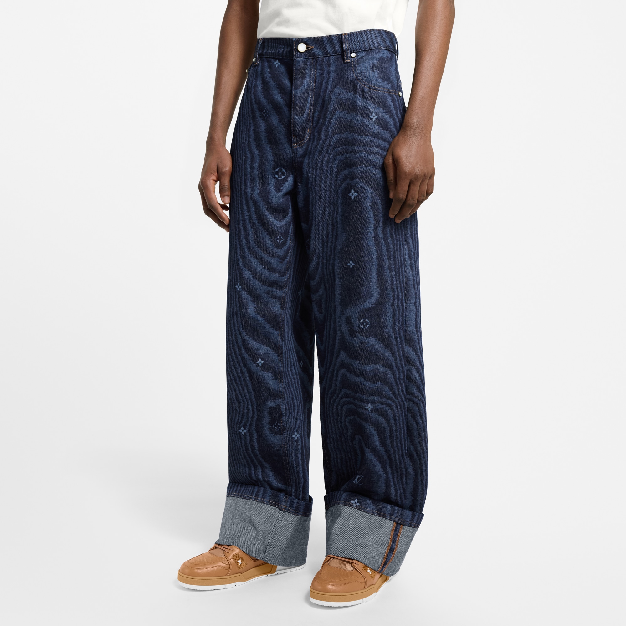 Vaqueros de estilo skater con vuelta  Hombre Prêt-à-Porter Denim | LOUIS VUITTON (Zoom de producto)