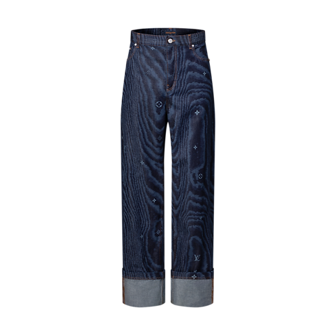 Vaqueros de estilo skater con vuelta Hombre Prêt-à-Porter Denim | LOUIS VUITTON (Zoom de producto)