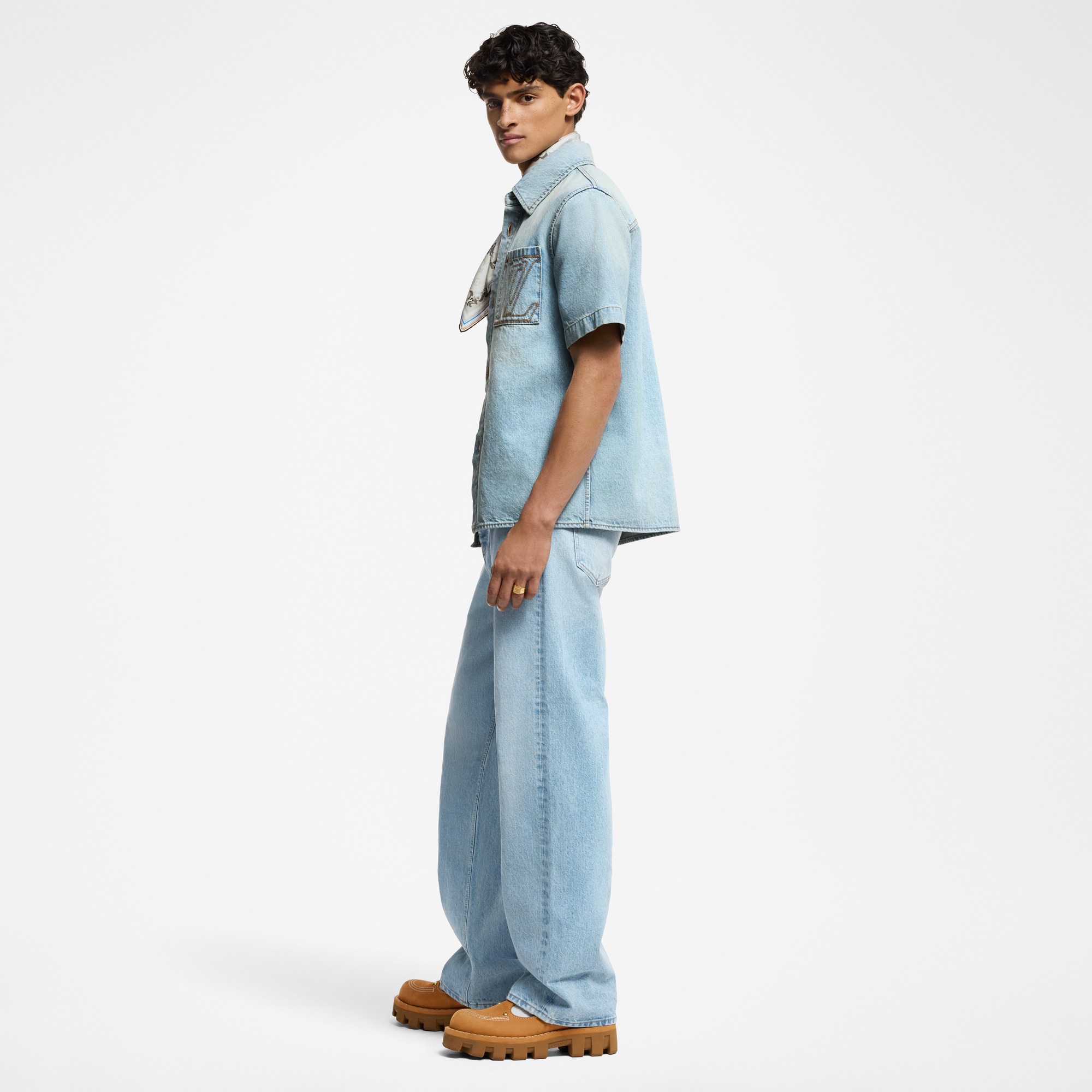 Vaqueros de pernera ancha  Hombre Prêt-à-Porter Denim | LOUIS VUITTON (Zoom de producto)