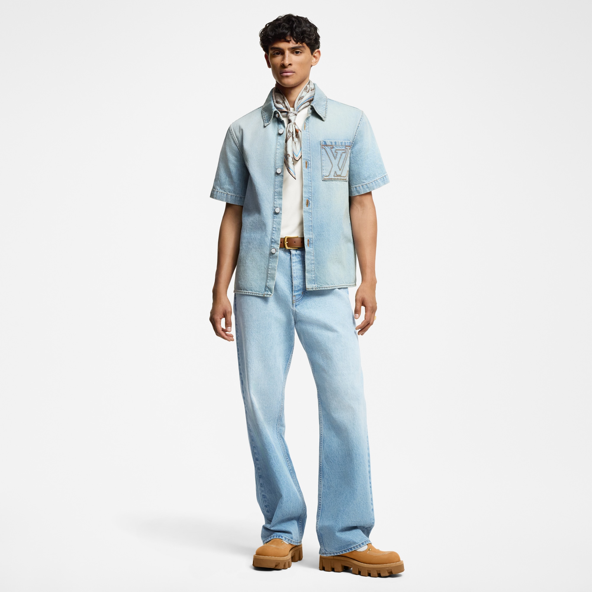 Vaqueros de pernera ancha  Hombre Prêt-à-Porter Denim | LOUIS VUITTON (Zoom de producto)