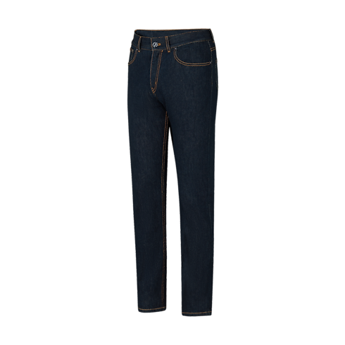 Vaqueros elásticos de corte slim Hombre Prêt-à-Porter Denim | LOUIS VUITTON (Zoom de producto)