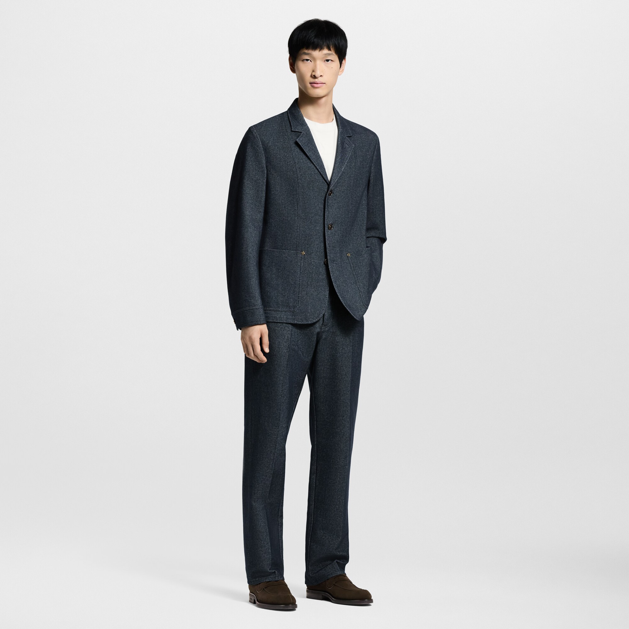 Vaqueros en mezcla de cachemir  Hombre Prêt-à-Porter Denim | LOUIS VUITTON (Zoom de producto)