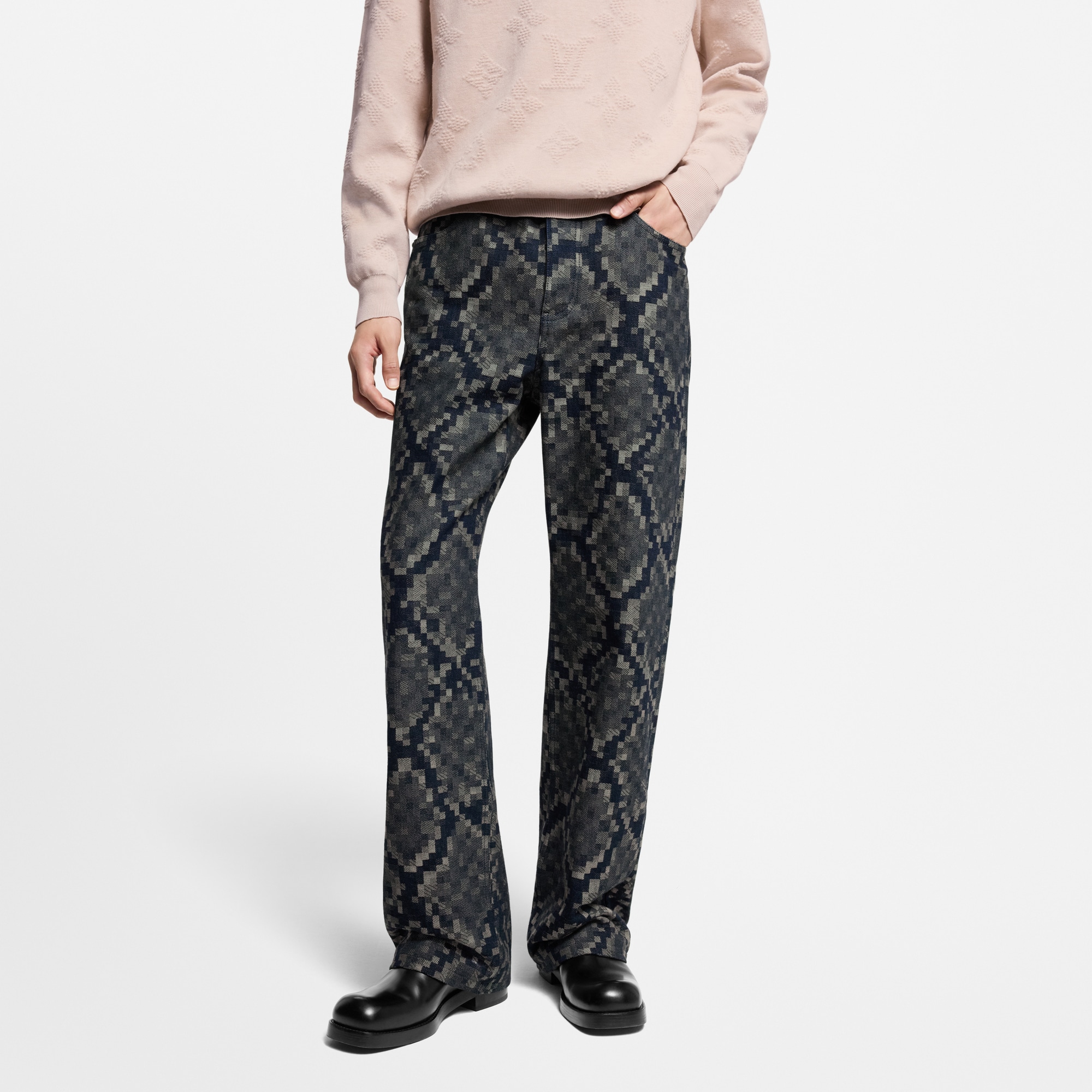 Vaqueros gráficos de estilo skate  Hombre Prêt-à-Porter Denim | LOUIS VUITTON (Zoom de producto)