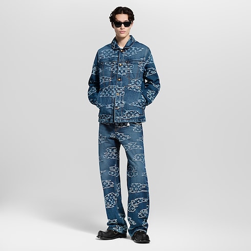 Vaqueros Monogram de corte skate Hombre Prêt-à-Porter Denim | LOUIS VUITTON (Zoom de producto)