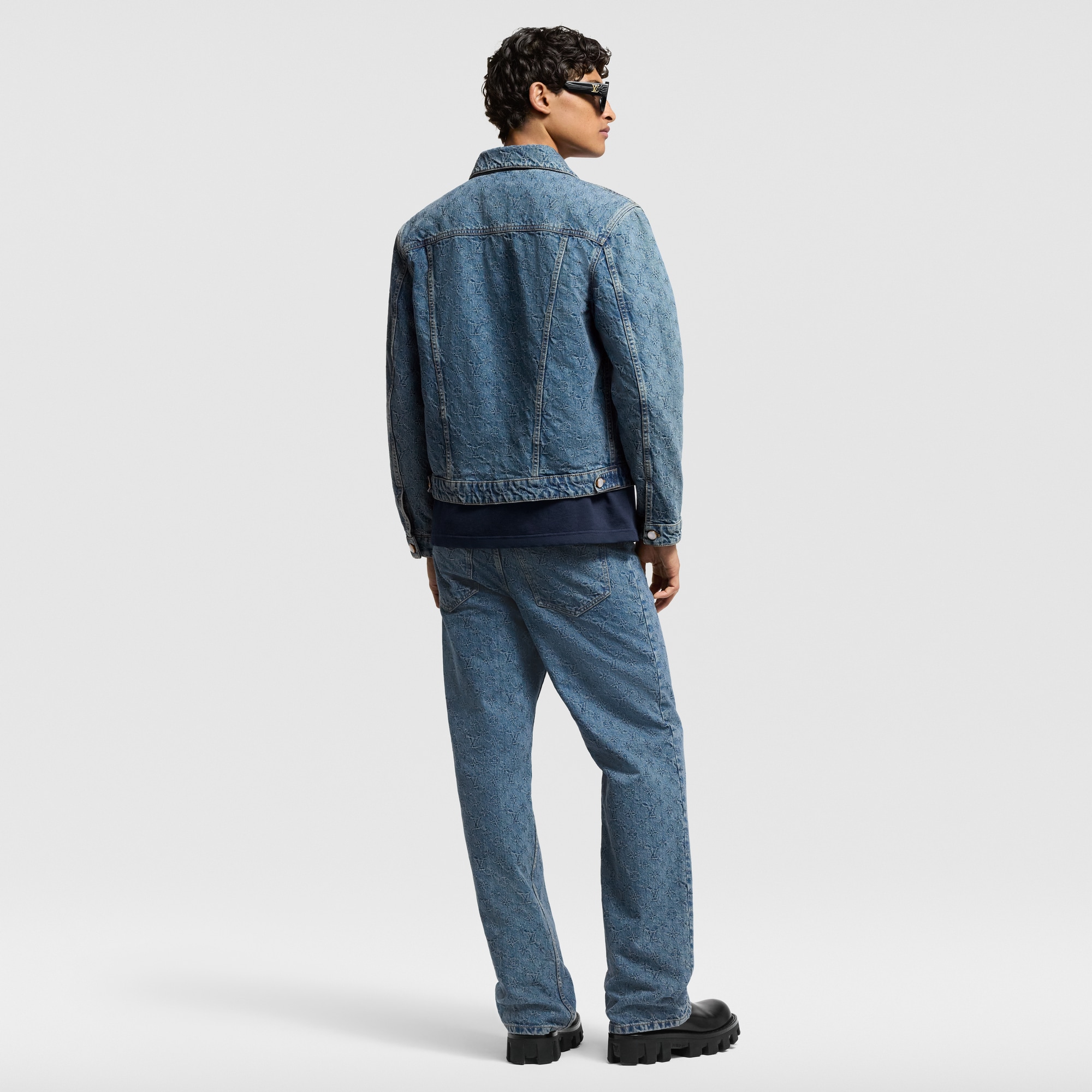 Vaqueros Monogram en Jacquard  Hombre Prêt-à-Porter Denim | LOUIS VUITTON (Zoom de producto)