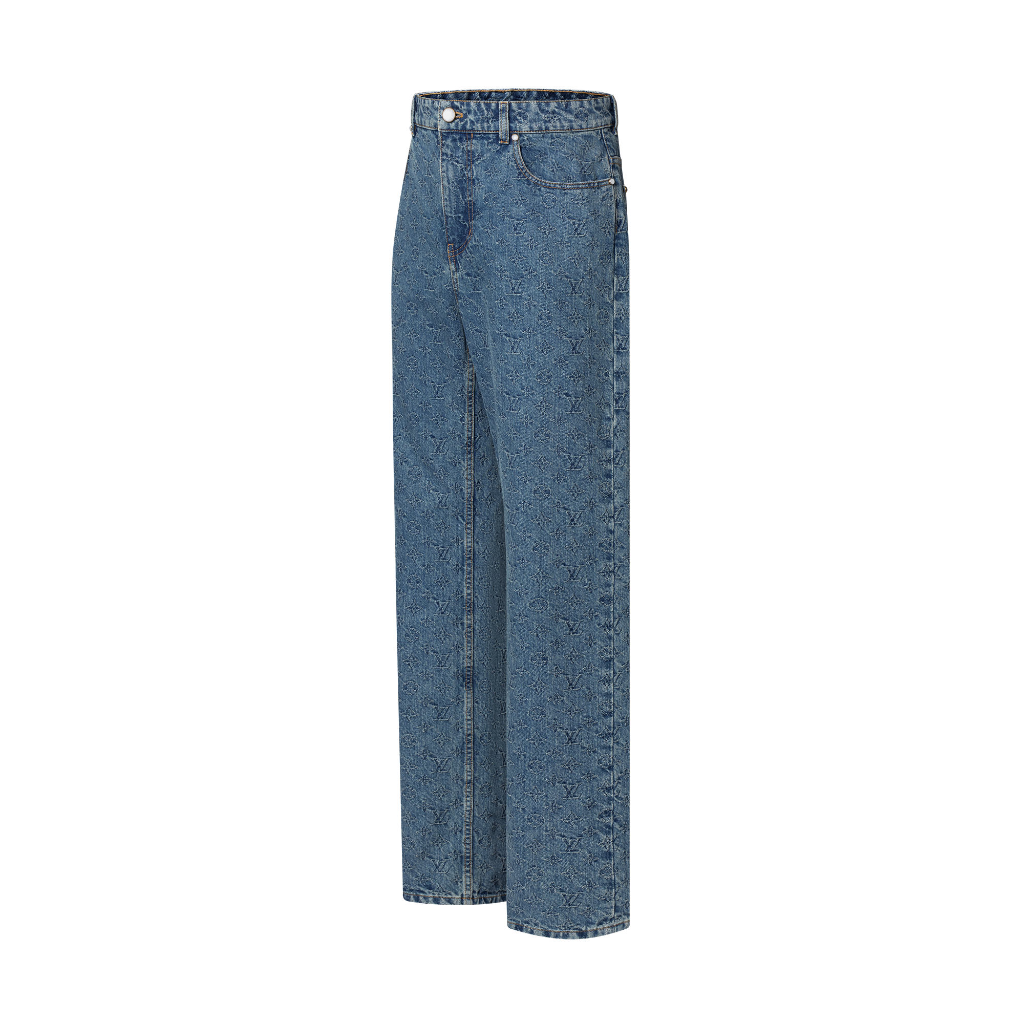 Vaqueros Monogram en Jacquard  Hombre Prêt-à-Porter Denim | LOUIS VUITTON (Zoom de producto)