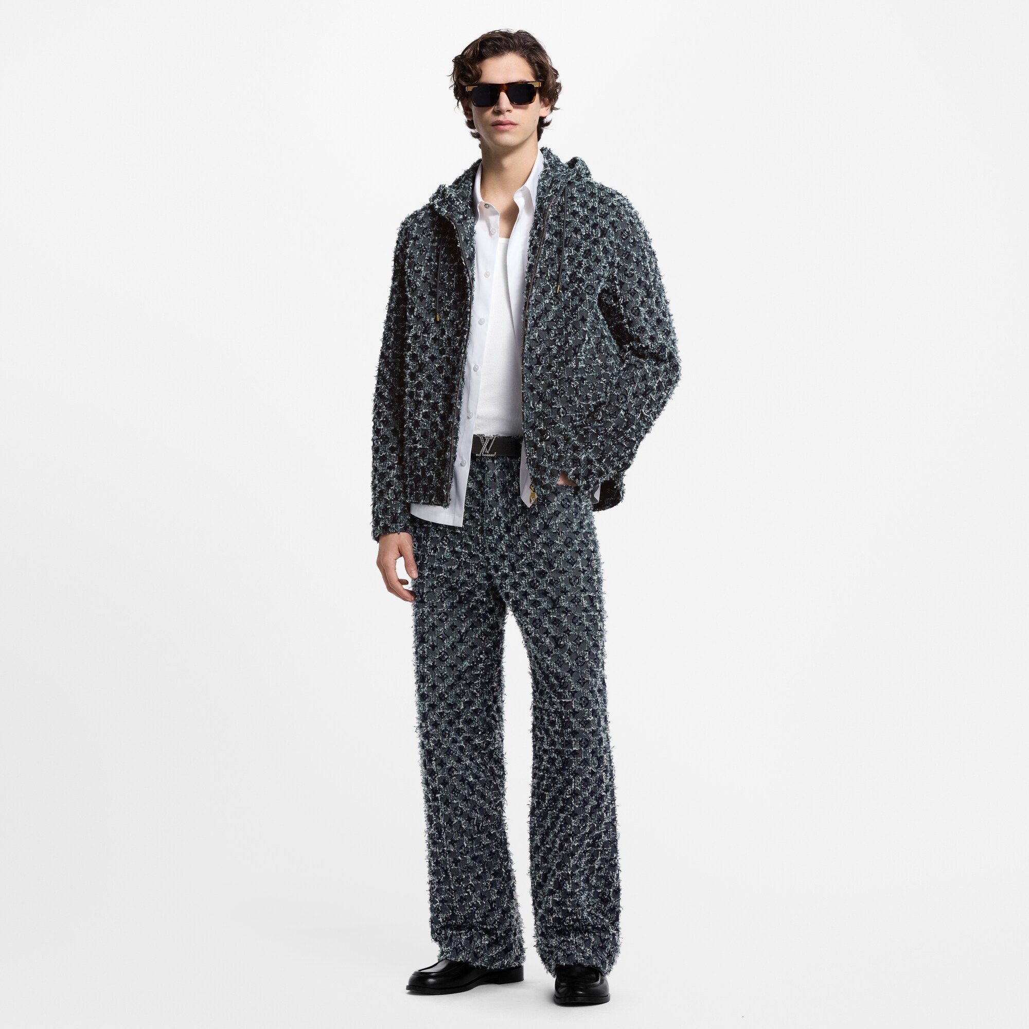 Vaqueros Monogram flocados  Hombre Prêt-à-Porter Denim | LOUIS VUITTON (Zoom de producto)