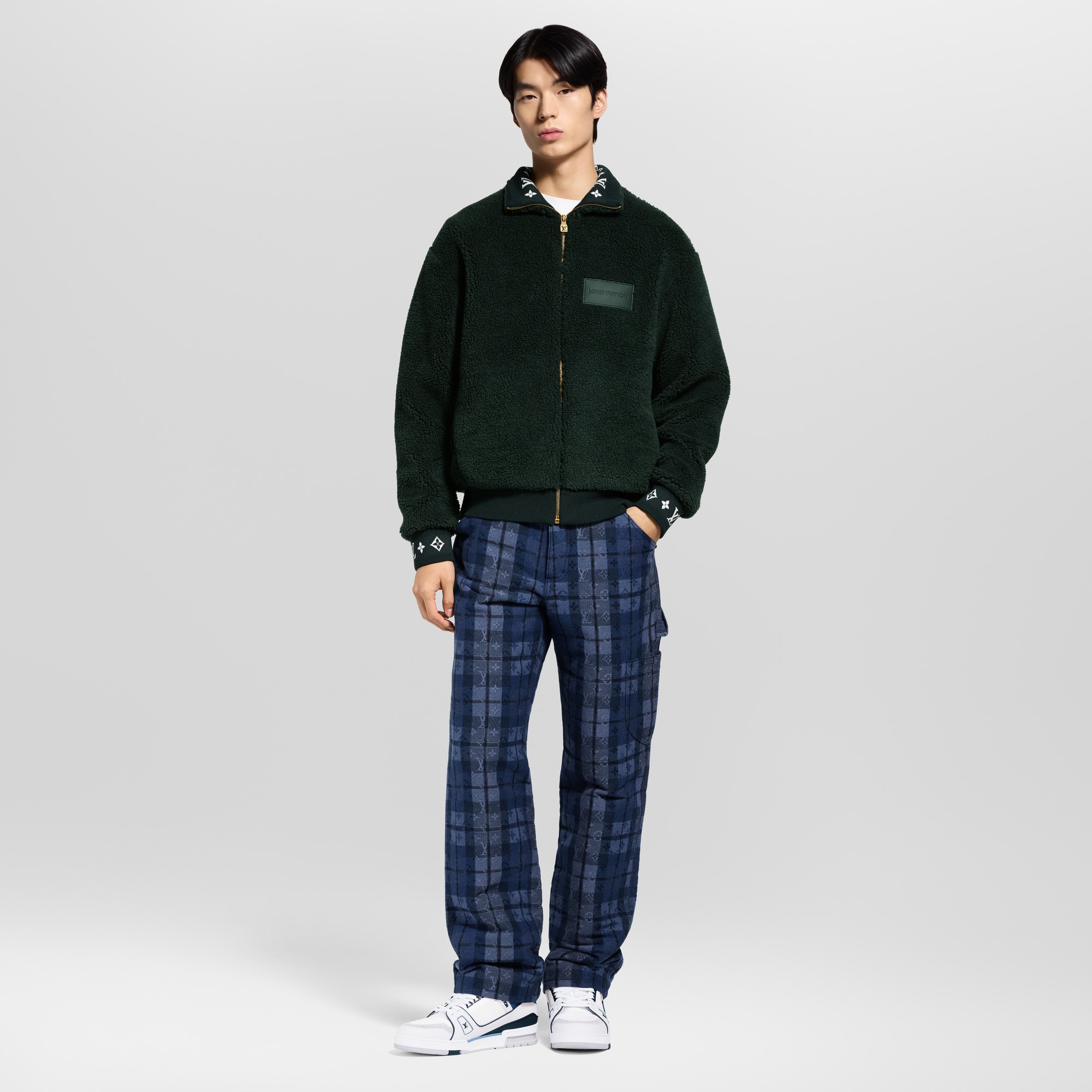 Vaqueros Monogram Tartan  Hombre Prêt-à-Porter Denim | LOUIS VUITTON (Zoom de producto)